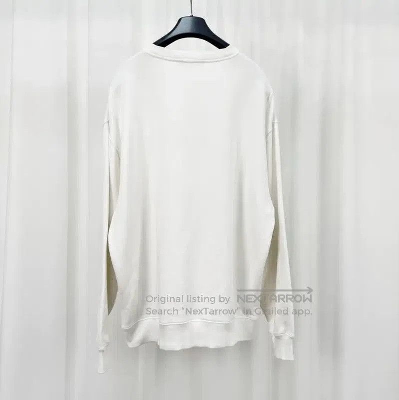 Acne Studios Acne Studios White Cotton Logo Sweatshirt. Size US M / EU 48-50 / 2 - 2 Thumbnail