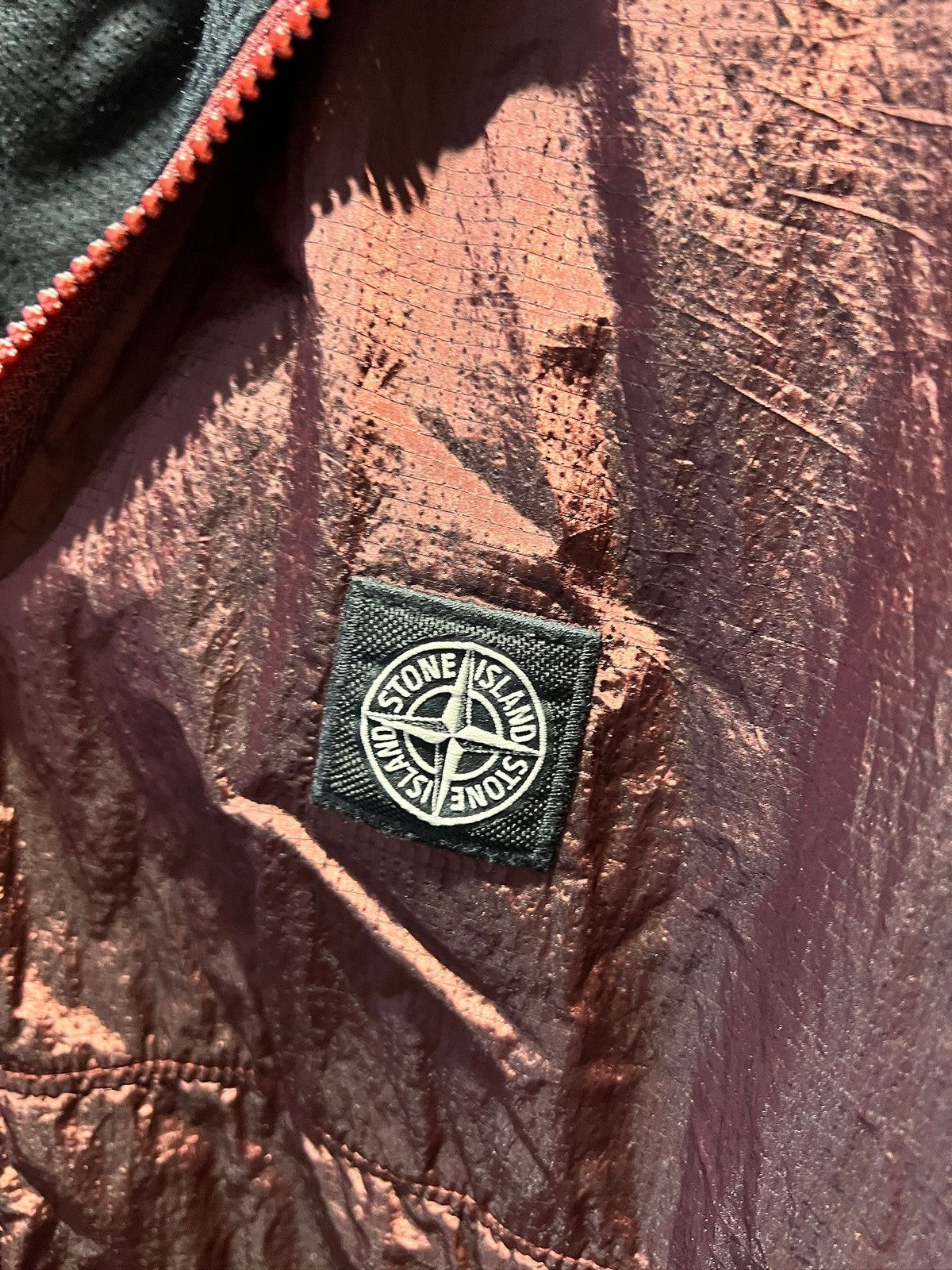 Stone Island Stone Island Nylon Metal Zip Jacket Maroon/Burgundy Size US L / EU 52-54 / 3 - 6 Thumbnail