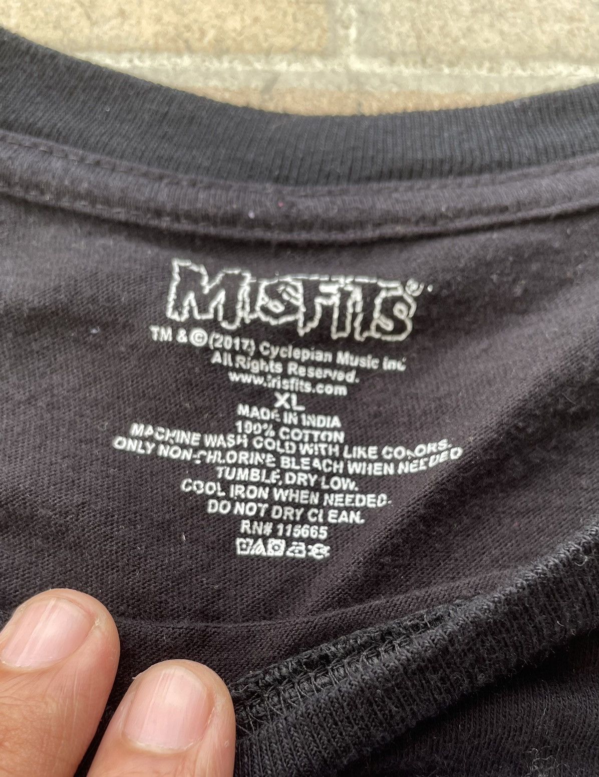 Band Tees Misfits Tshirt Vintage Size US XL / EU 56 / 4 - 4 Thumbnail