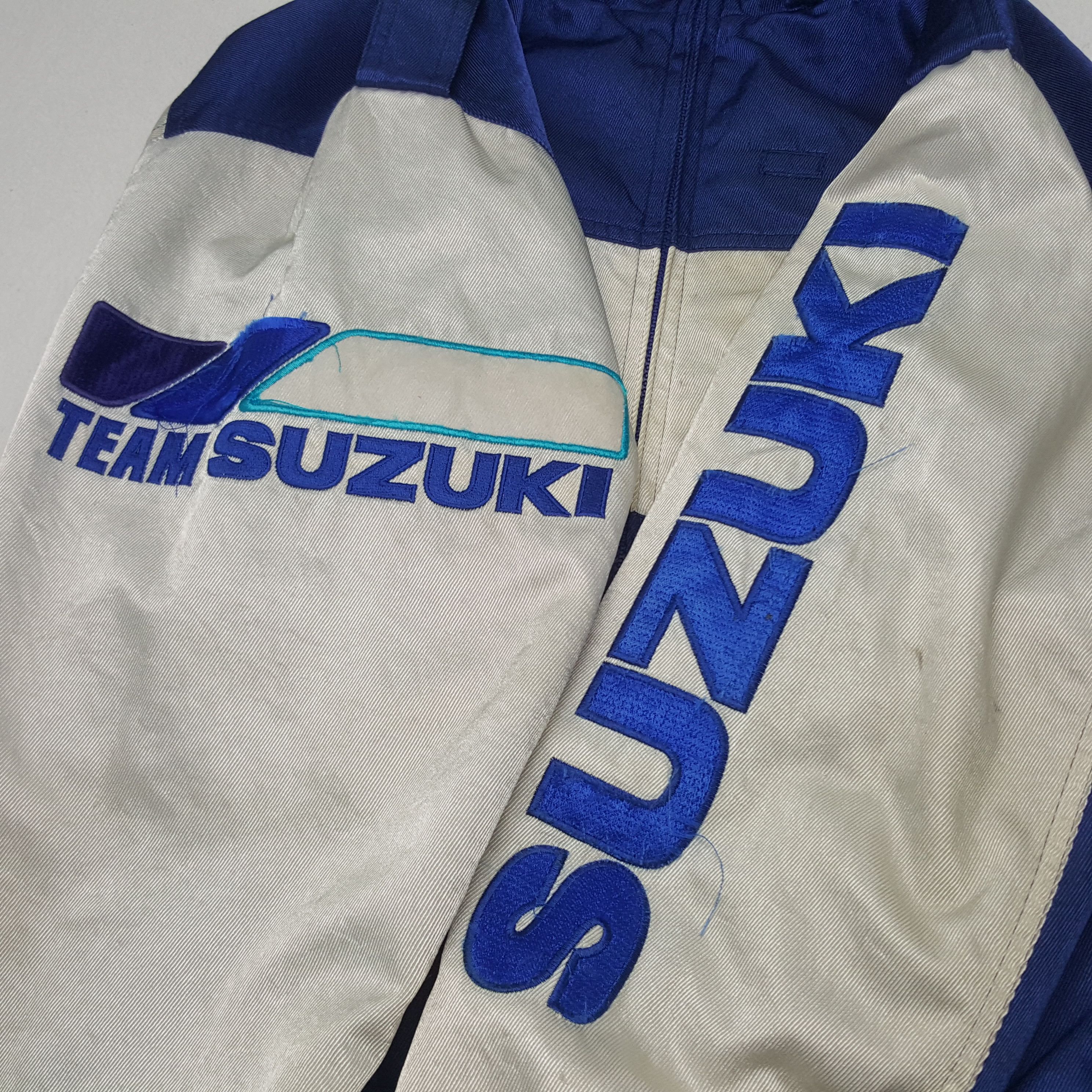 Japanese Brand × Vintage Vintage Team Suzuki Japanese Motorsports Racing Jacket Size US XL / EU 56 / 4 - 8 Thumbnail