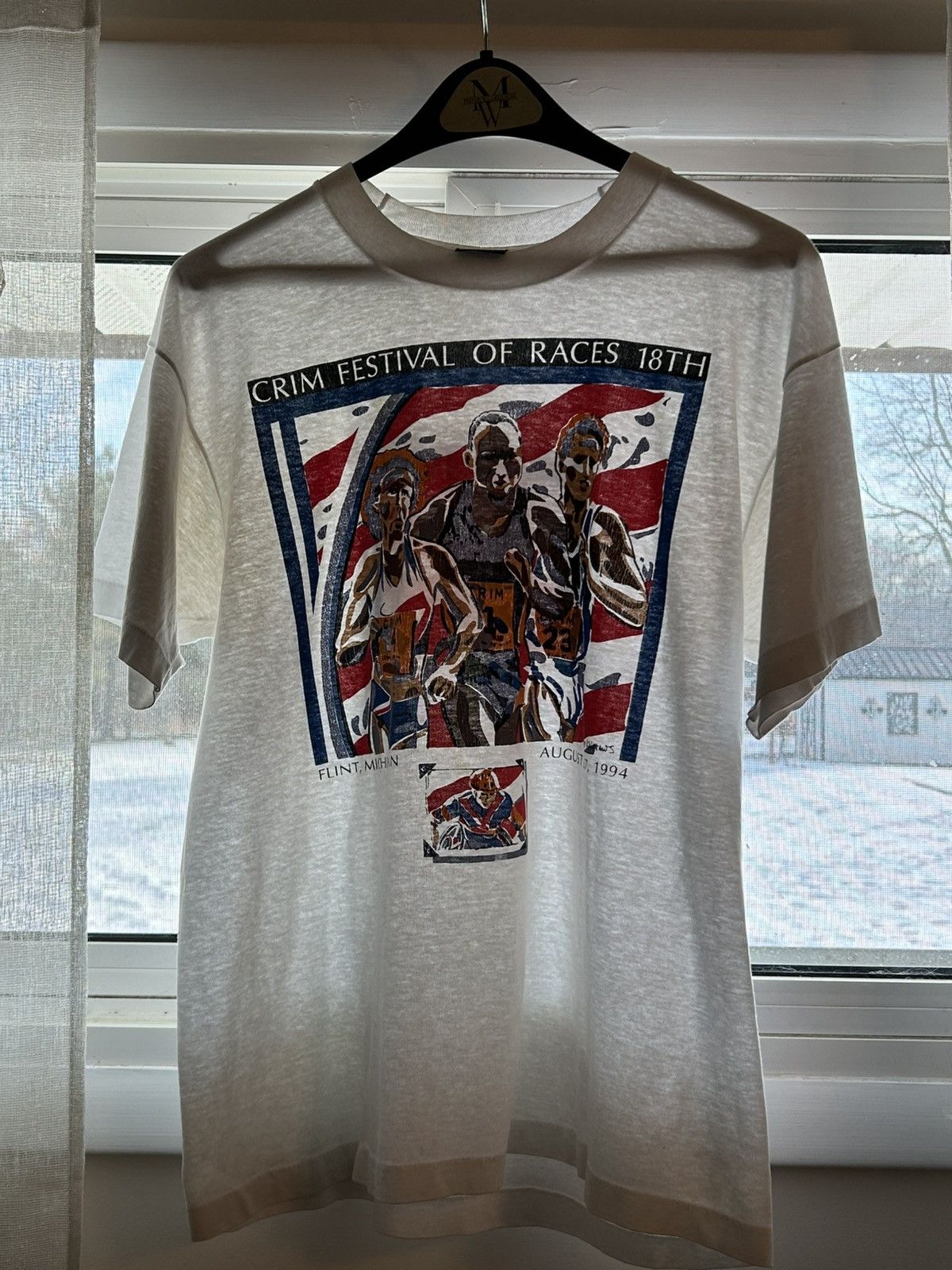 Fruit Of The Loom Vintage Single Stitch Crim Festival Of Races T-shirt Size US L / EU 52-54 / 3 - 2 Thumbnail
