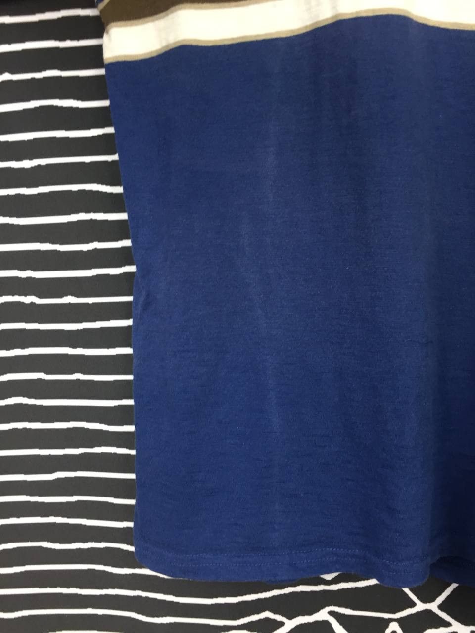 Japanese Brand Vtg Oblo Design Retro Surf Style Color Block Stripe Polo Tee Size US M / EU 48-50 / 2 - 4 Thumbnail