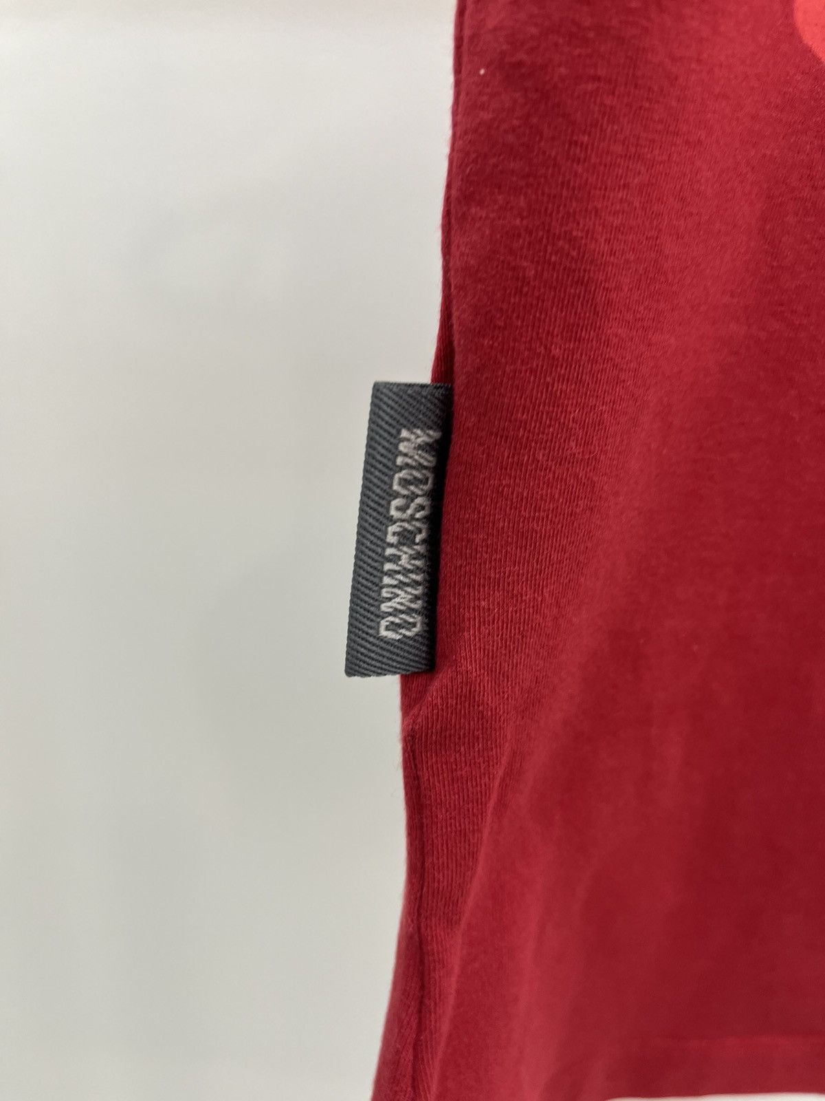 Moschino Vintage Moschino Y2K Crystals Heart Tank T-shirt Tee Size M / US 6-8 / IT 42-44 - 3 Thumbnail