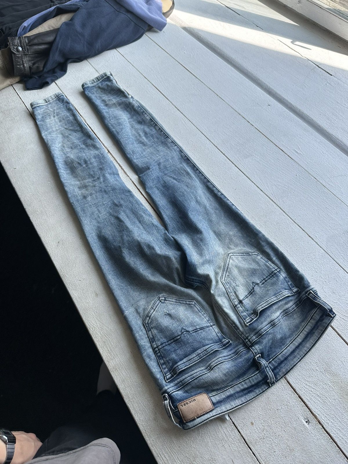 Diesel 🚨Gothic Diesel Regular Slim relax Flared Jeans Womens Size 26" / US 2 / IT 38 - 6 Thumbnail