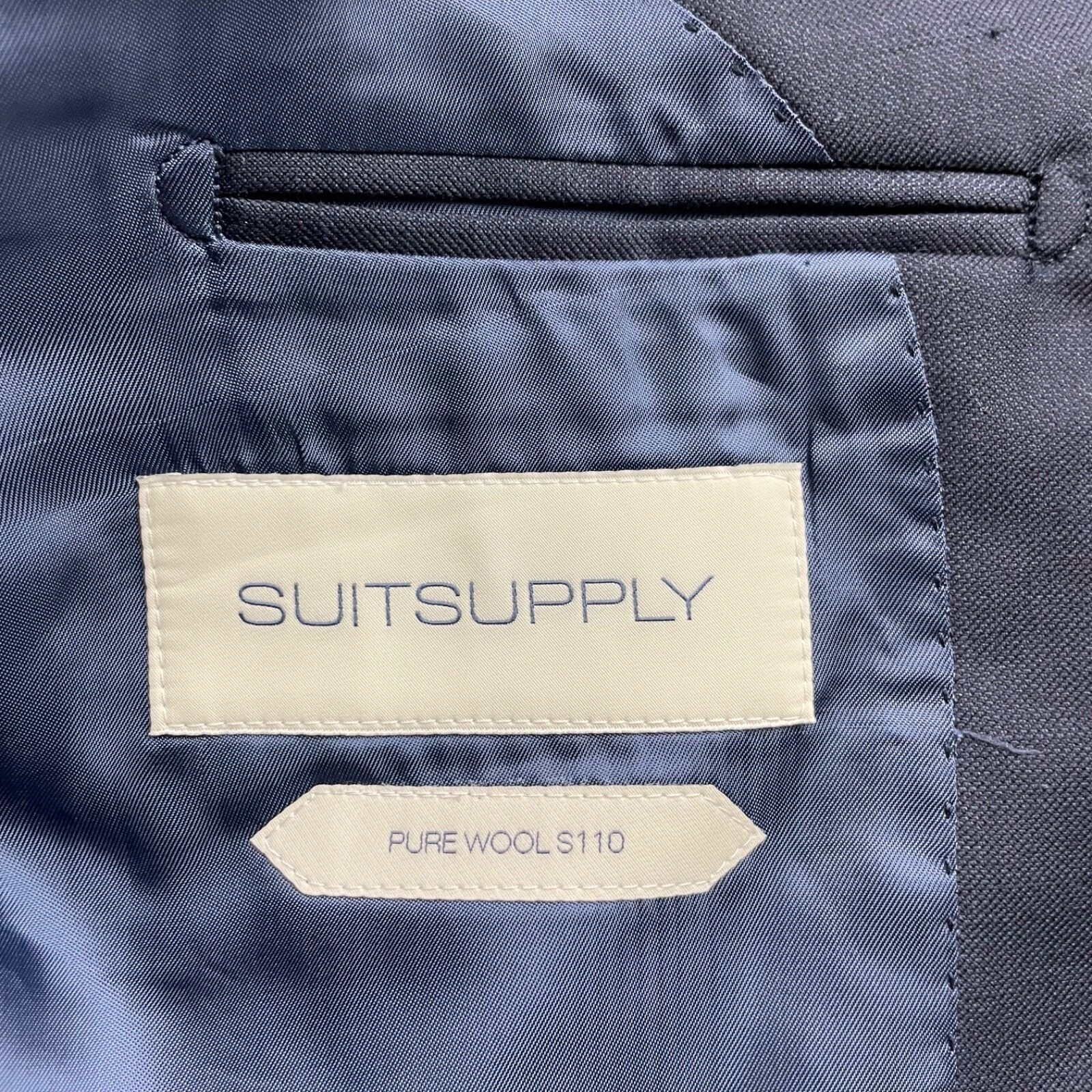 Suitsupply SuitSupply Men’s Vitale Wool Slim Fit 2-Button Lazio Blazer Size 46L - 6 Thumbnail