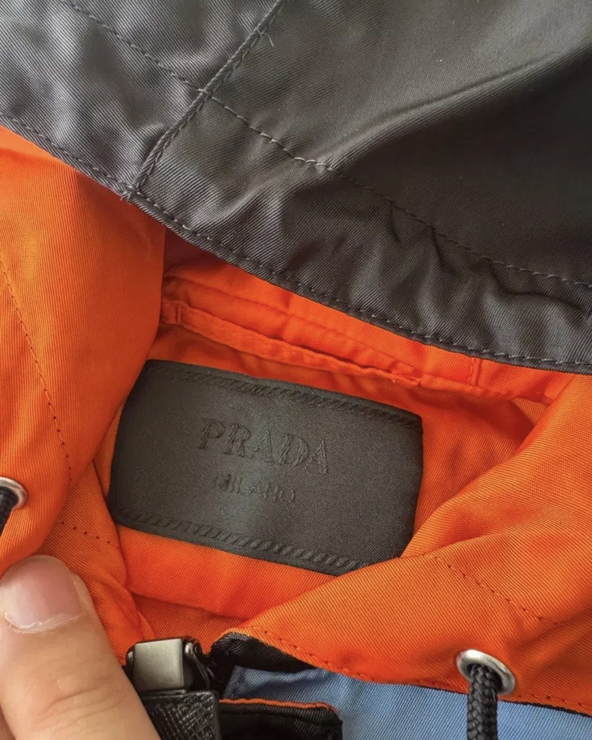 Prada 19SS Color-Block Gabardine Nylon Anorak Jacket Size US S / EU 44-46 / 1 - 3 Thumbnail