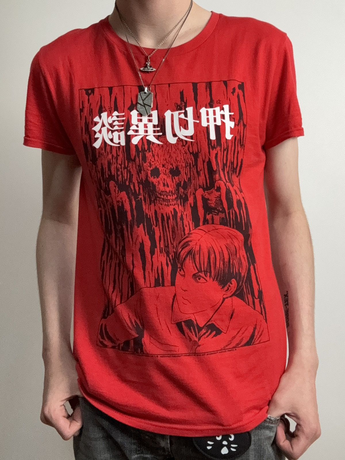Japanese Brand Vintage Junji Ito Oshikiri Idan Anime Manga tee Japanese Size US M / EU 48-50 / 2 - 13 Thumbnail