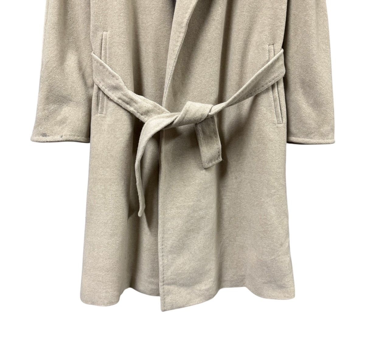 Giorgio Armani I Blues Tie-Belt Twill Coat Jacket *Only For Japan Release* Size US XS / EU 42 / 0 - 5 Thumbnail