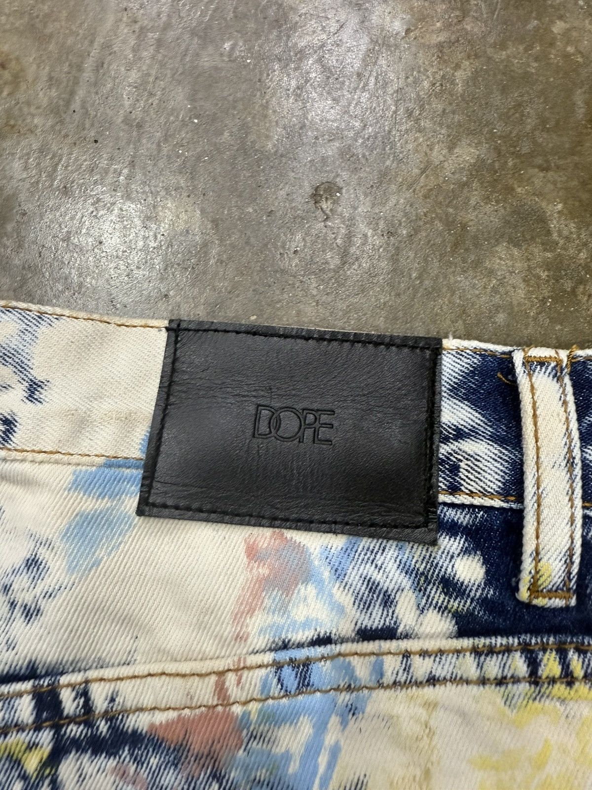 Other Dope Feather Tye Dye Denim Size US 30 / EU 46 - 5 Thumbnail
