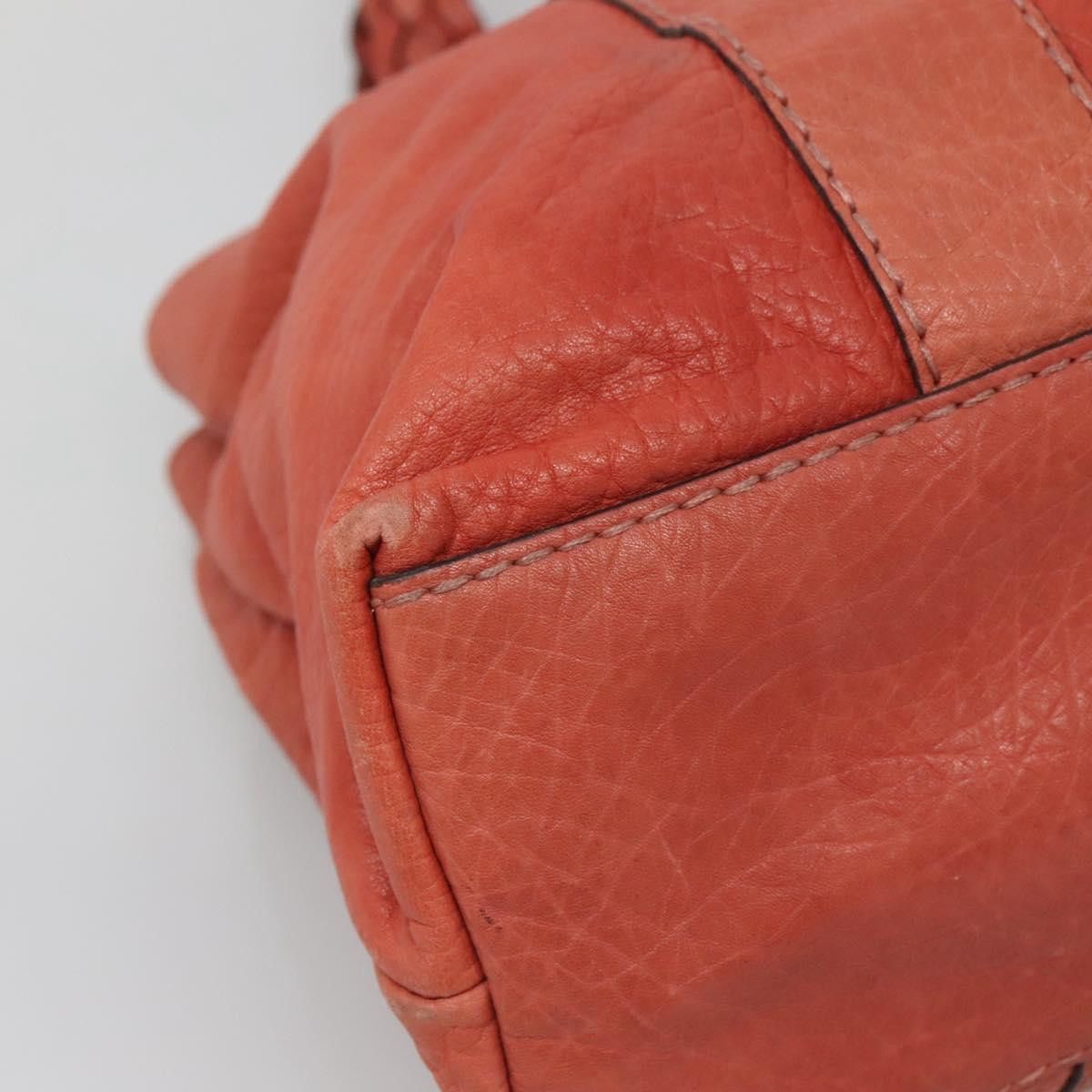 Gucci GUCCI Bamboo Tote Bag Leather Red Silver Size ONE SIZE - 11 Thumbnail