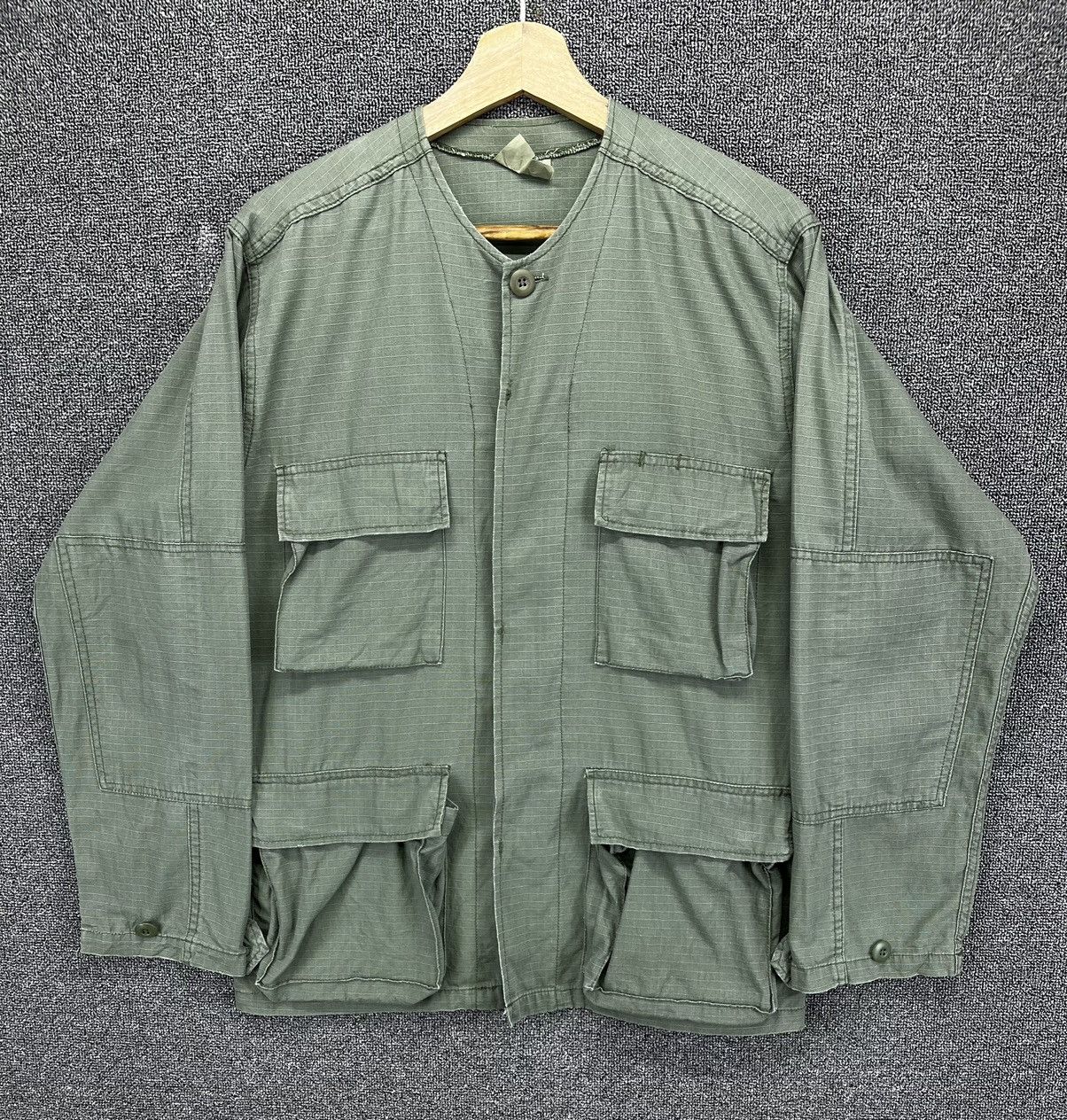 Vintage Vintage Rotcho Military Tactical Pocket Rip Stop Jacket Size US S / EU 44-46 / 1 - 1 Thumbnail