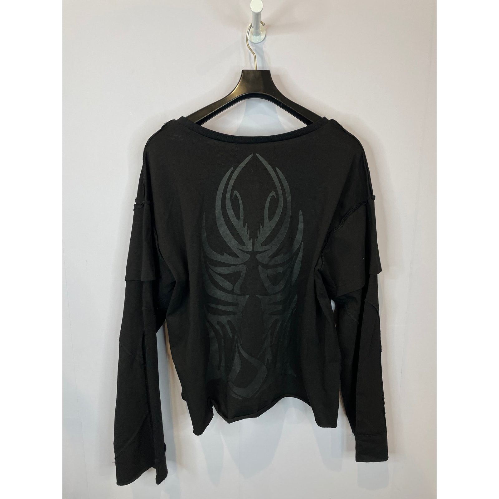 Who Decides War WDW Black Double LS Tonal New XL Size US XL / EU 56 / 4 - 3 Thumbnail