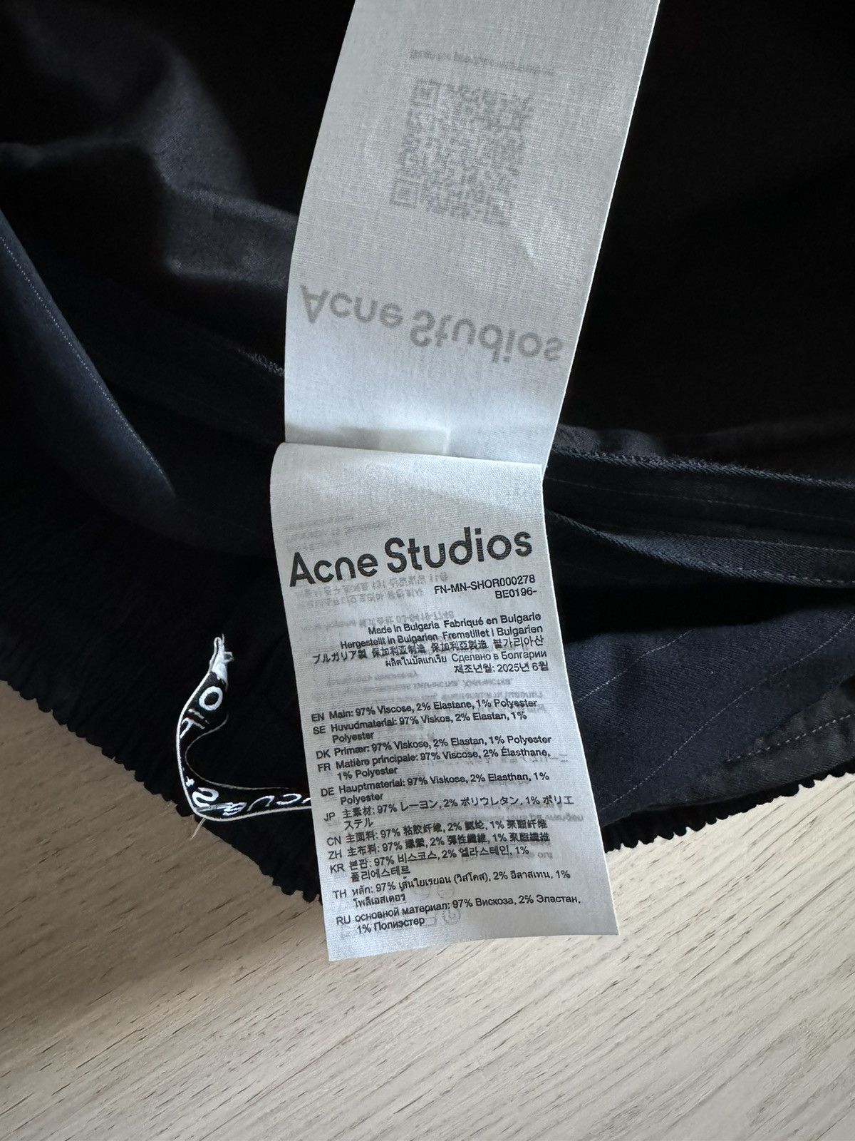 Acne Studios Acne Studios Striped Shorts Size US 30 / EU 46 - 12 Thumbnail