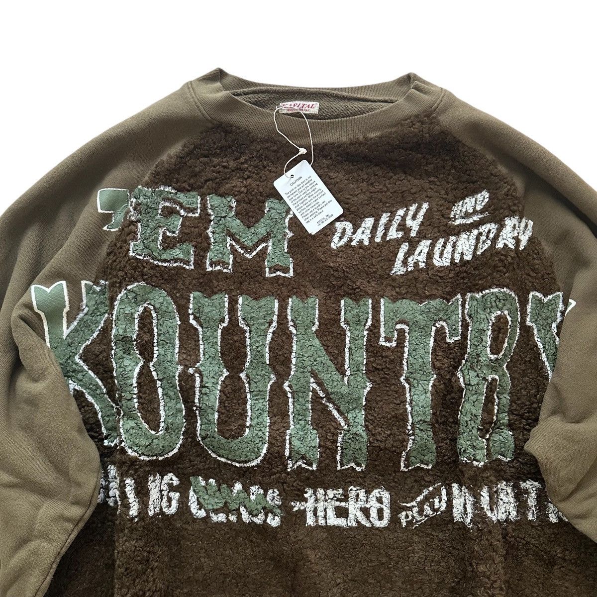 Kapital kapital Fur Grizzly Sweatshirt Size US L / EU 52-54 / 3 - 2 Thumbnail