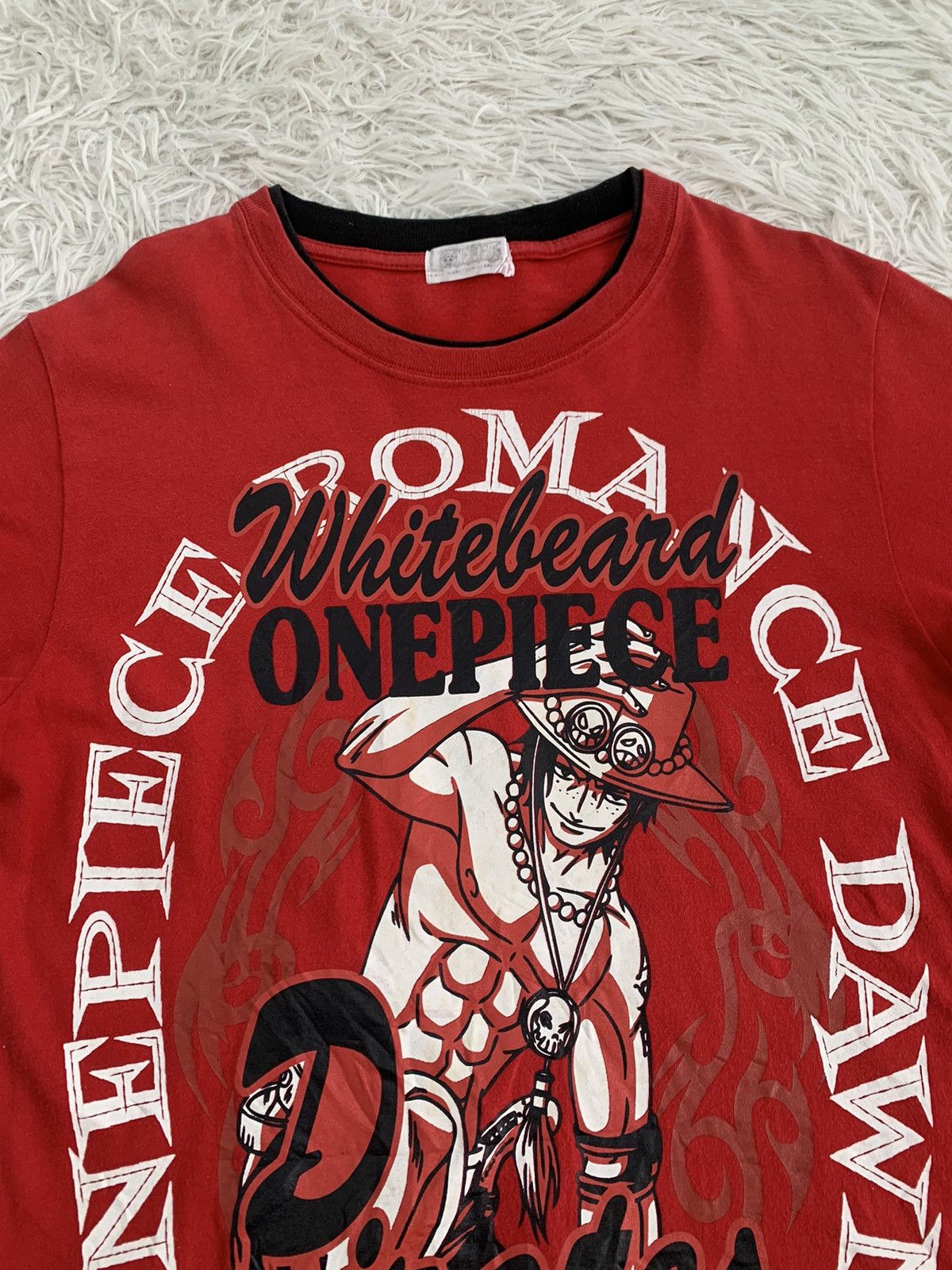 Anime Whitebeard Pirate One Piece Anime Tee Size US S / EU 44-46 / 1 - 3 Thumbnail