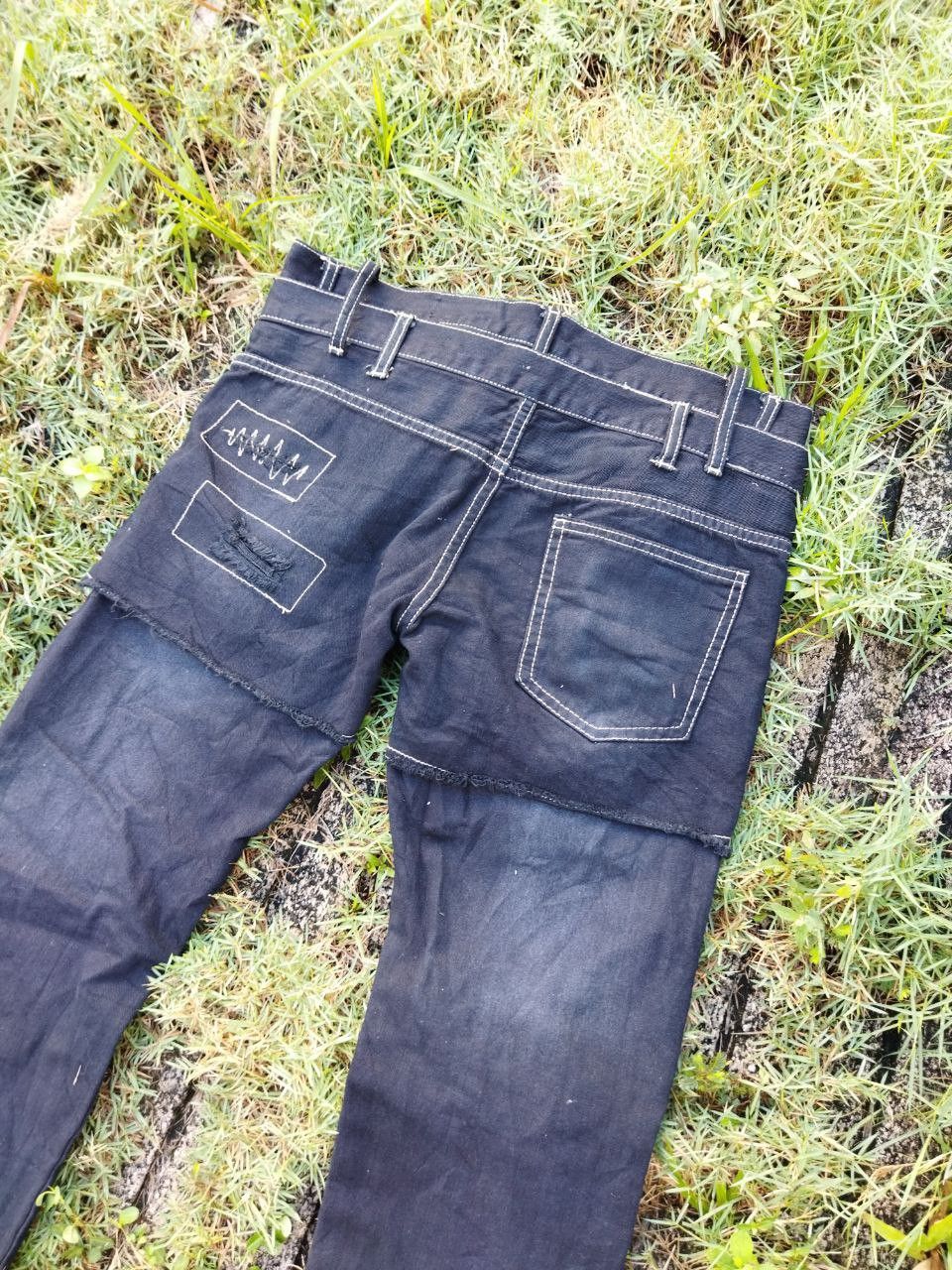 Seditionaries Vintage KMK Japan Double Waist Jeans - Size 1 Size US 33 - 11 Thumbnail