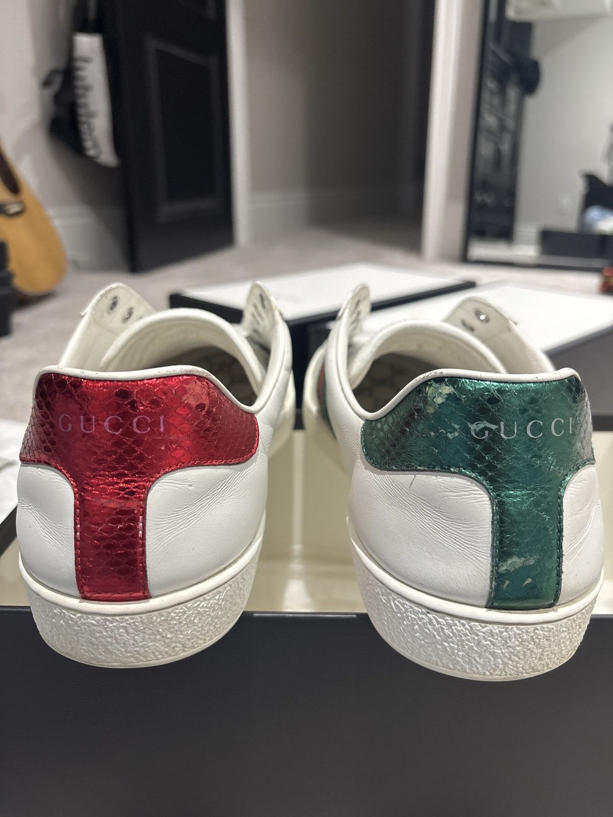 Gucci Gucci ace bee sneakers Size US 10.5 / EU 43-44 - 4 Thumbnail