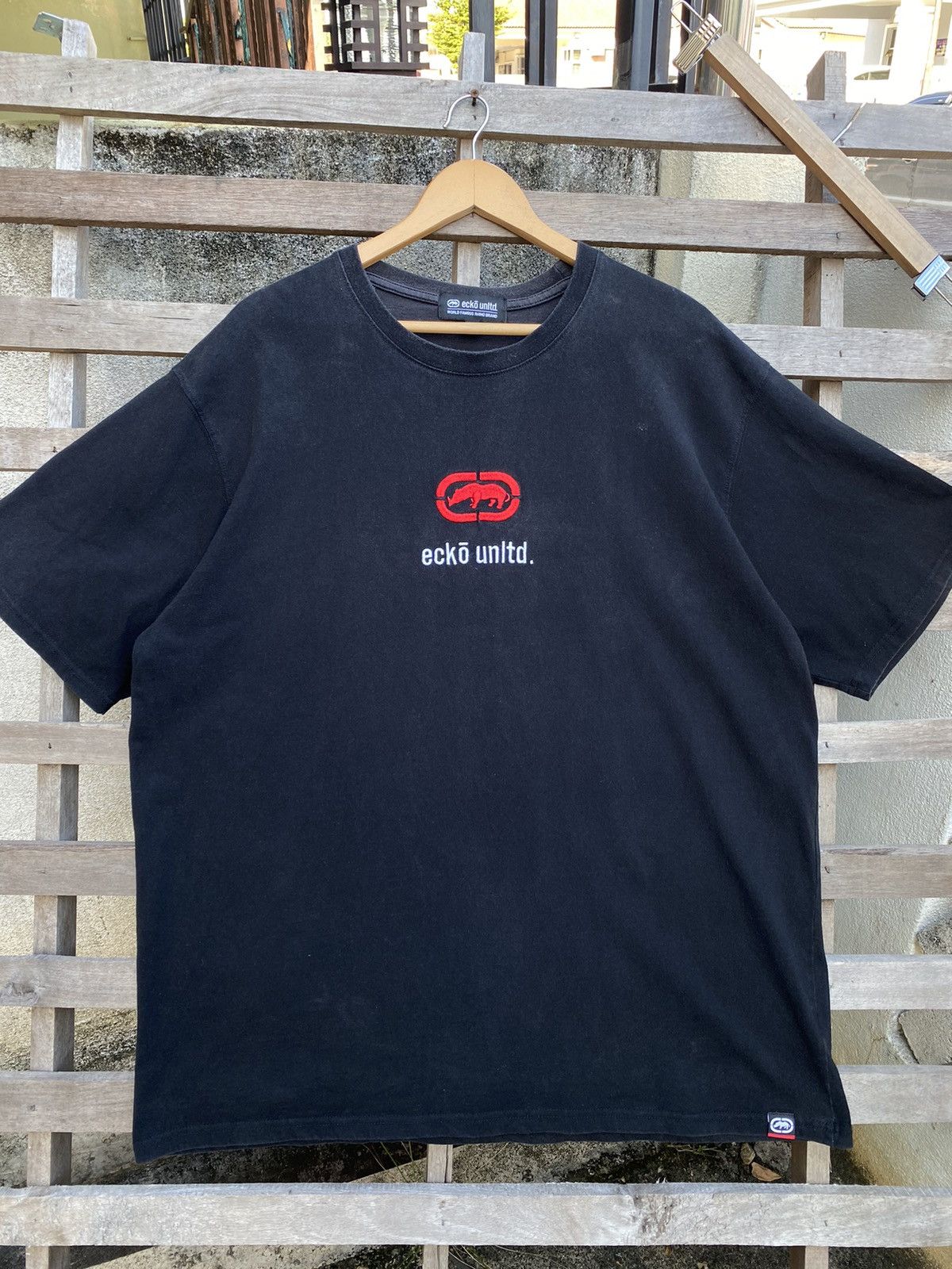 Ecko Unltd. 🔥 Very Rare 🔥 Vintage Y2K Ecko Unltd Big Logo Tshirt Size US XXL / EU 58 / 5 - 5 Thumbnail