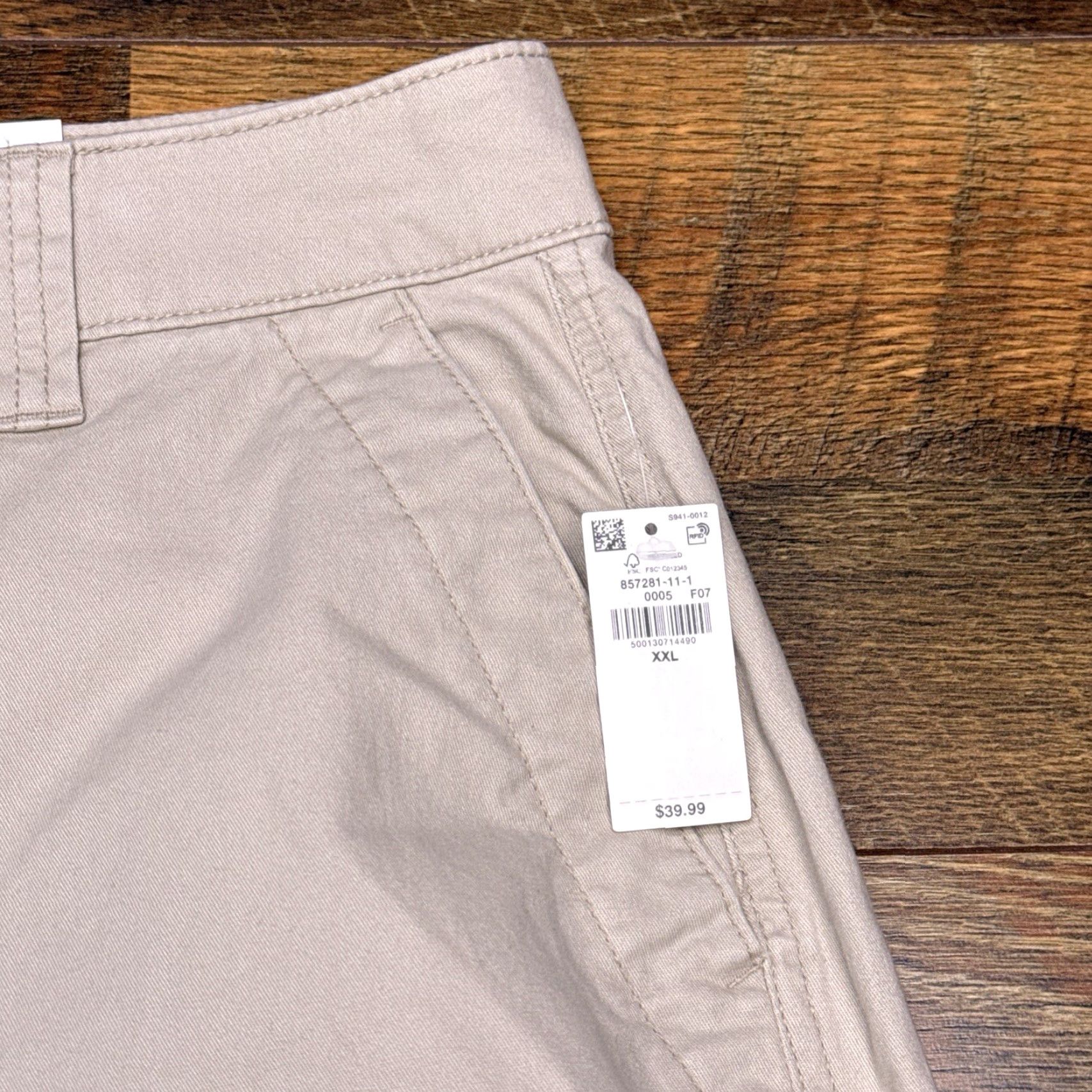 Old Navy Old Navy Chino Pants Womens 2XL High Rise Stretch Tapered Leg Casual Brown Cotton Spandex Knit Logo Vintage: No Size 40" / US 18 - 4 Thumbnail