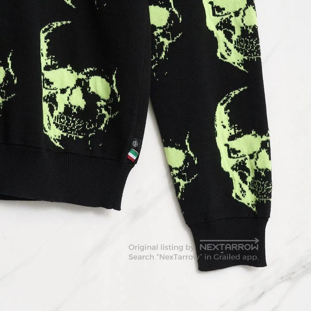 Philipp Plein Philipp Plein Men's Skull Knit Sweater. Size US XL / EU 56 / 4 - 4 Thumbnail
