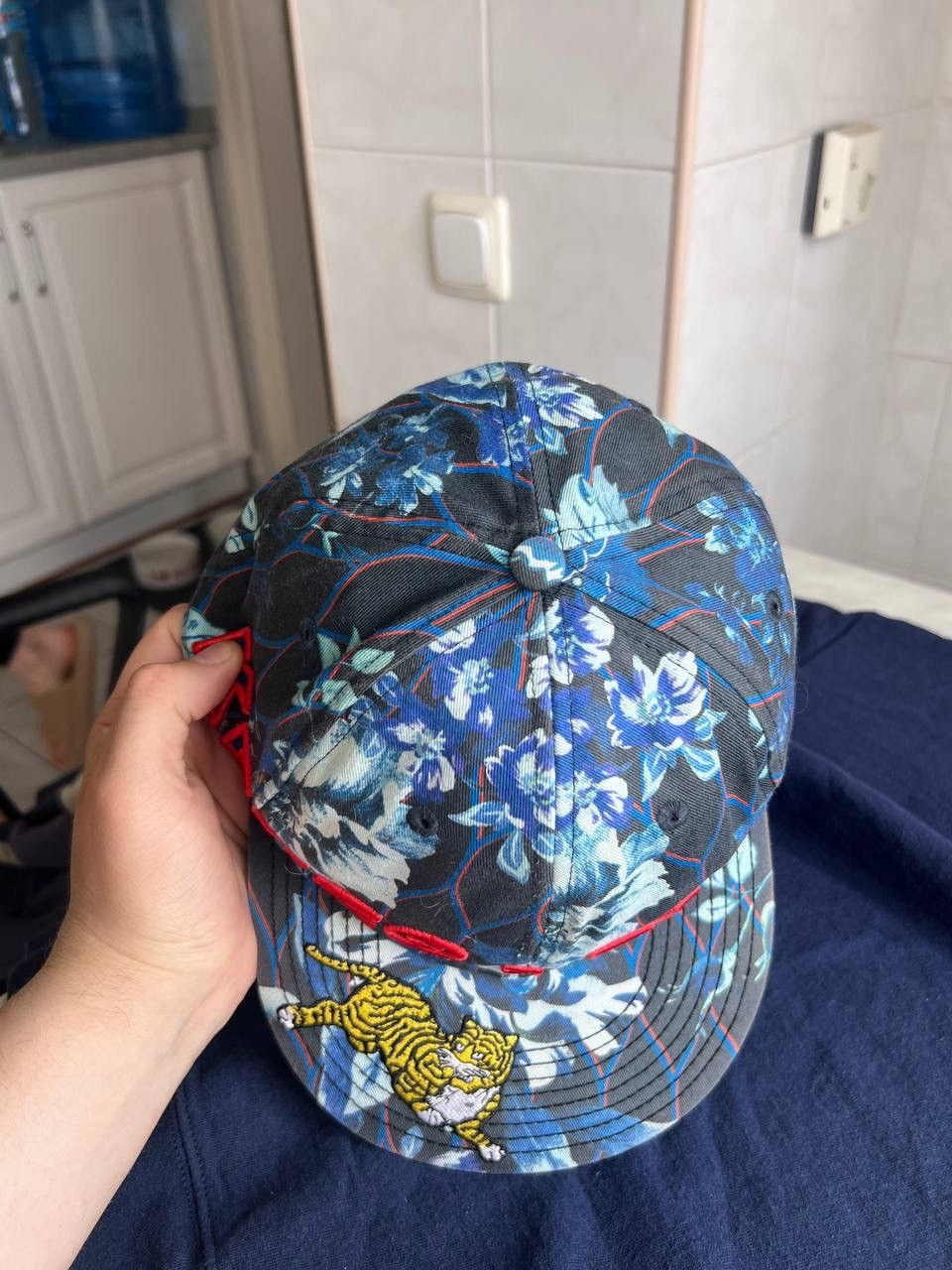 H&M × Kenzo Kenzo H&M Jungle Cap Hat Japanese Stye Y2K Tiger Logo Size ONE SIZE - 4 Thumbnail
