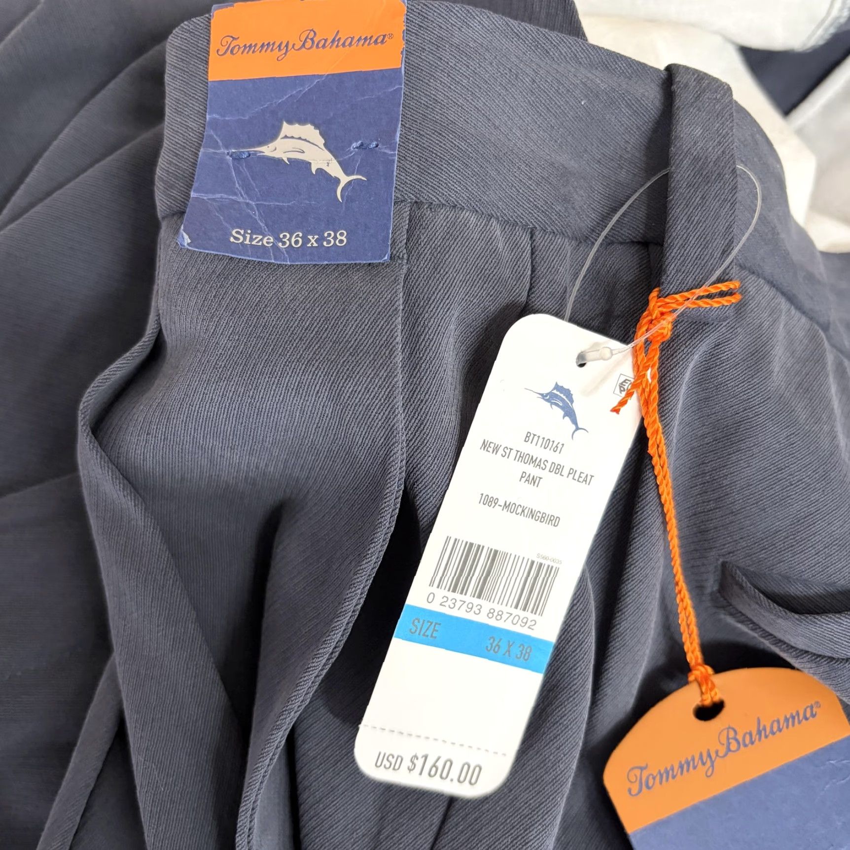 Tommy Bahama New St Thomas Silk Double Pleat Dress Pants Mens