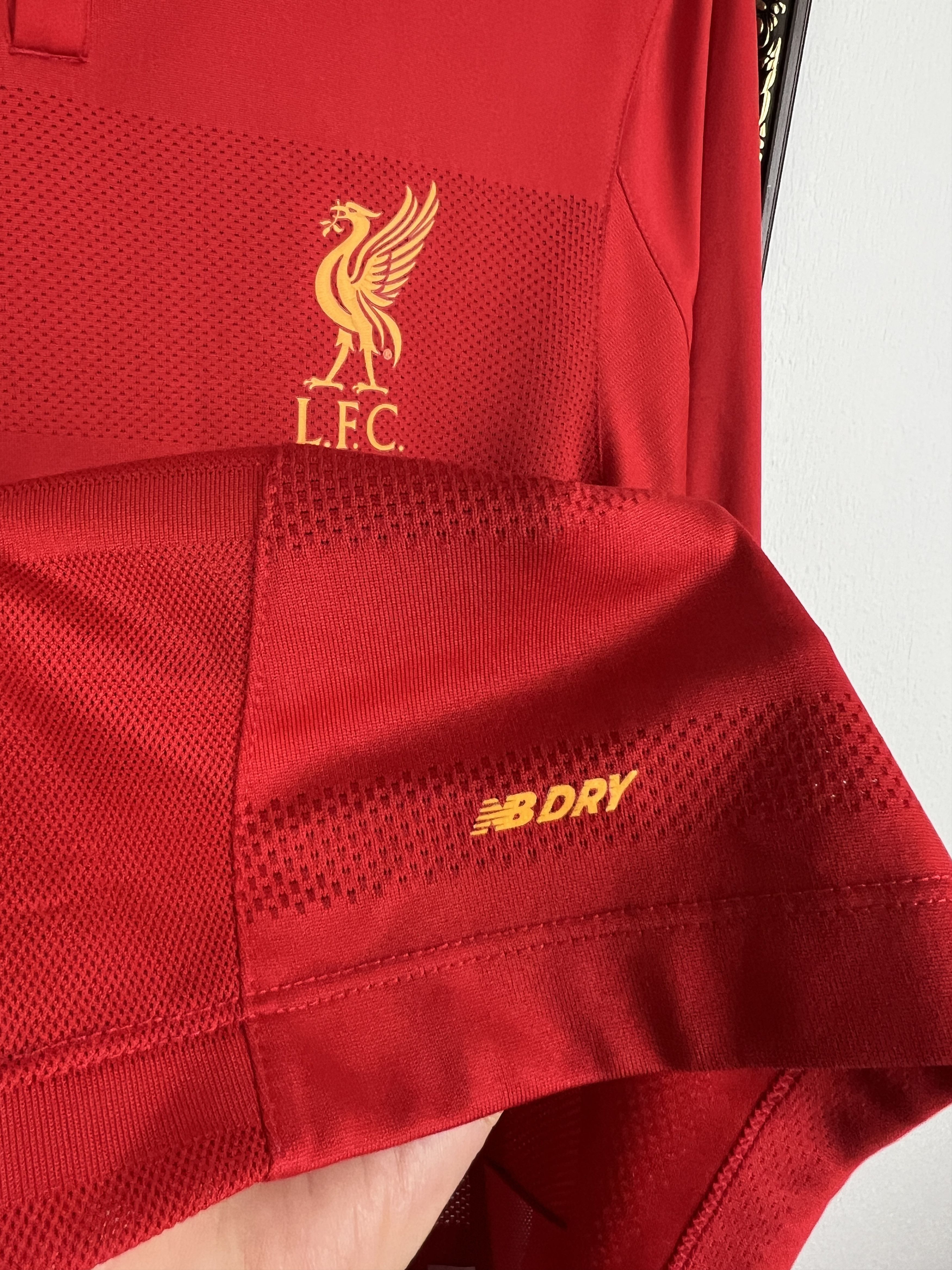 New Balance Liverpool Home football shirt 2016 Long Sleeve Jersey Trikot Size US M / EU 48-50 / 2 - 5 Thumbnail