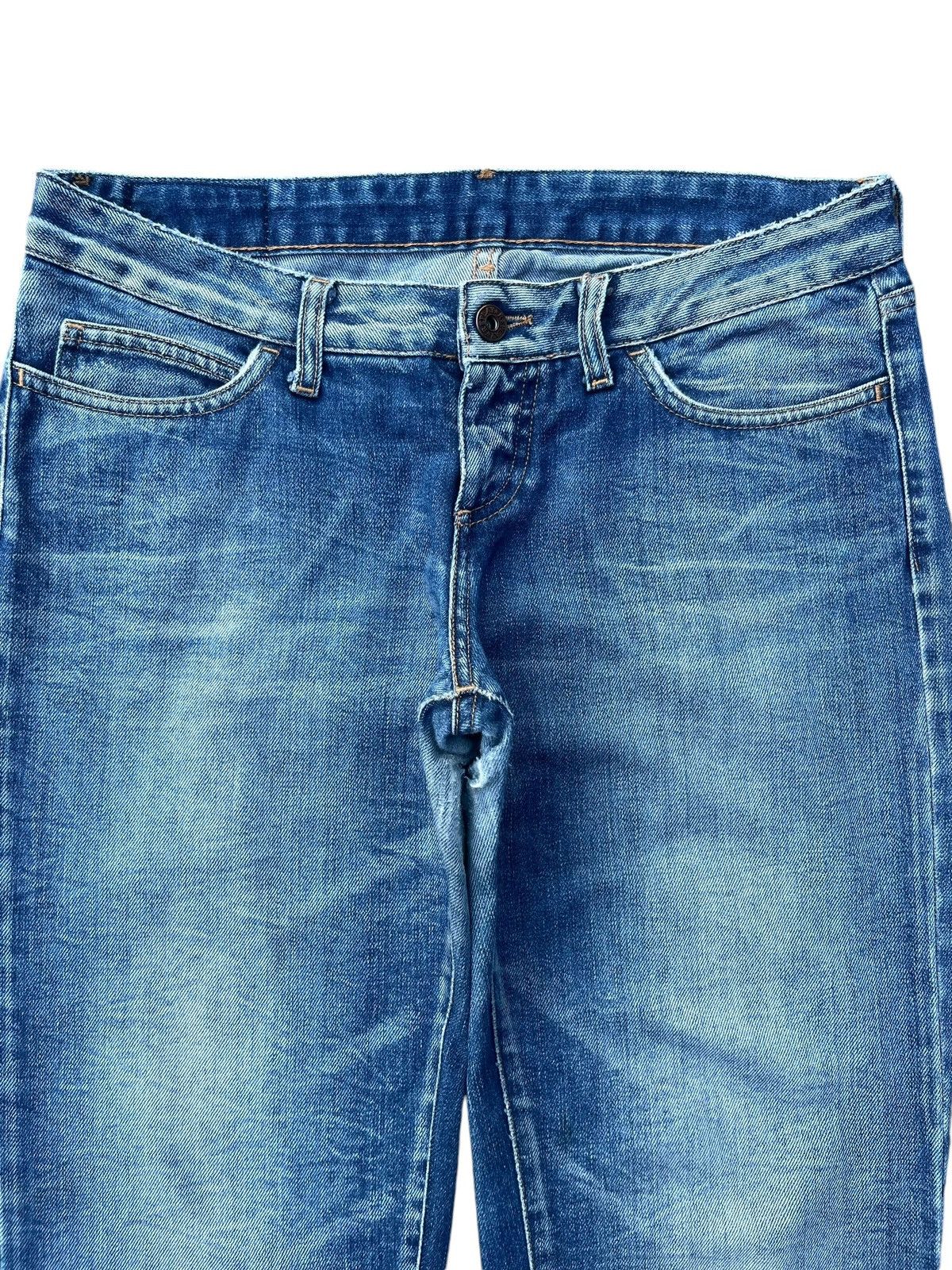 Replay Vintage Made in Italy Reply Blue Washed Mid Rise Flare Jeans Size US 30 / EU 46 - 3 Thumbnail