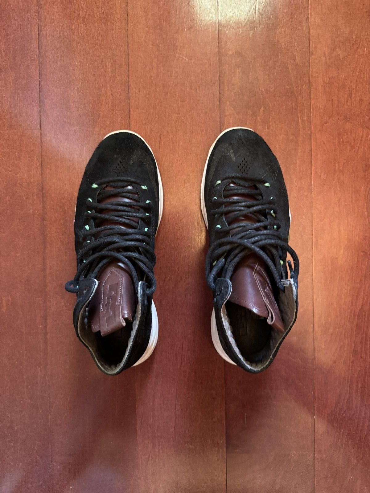 Nike LeBron 10 (X) EXT Black Suede Size US 11 / EU 44 - 3 Thumbnail