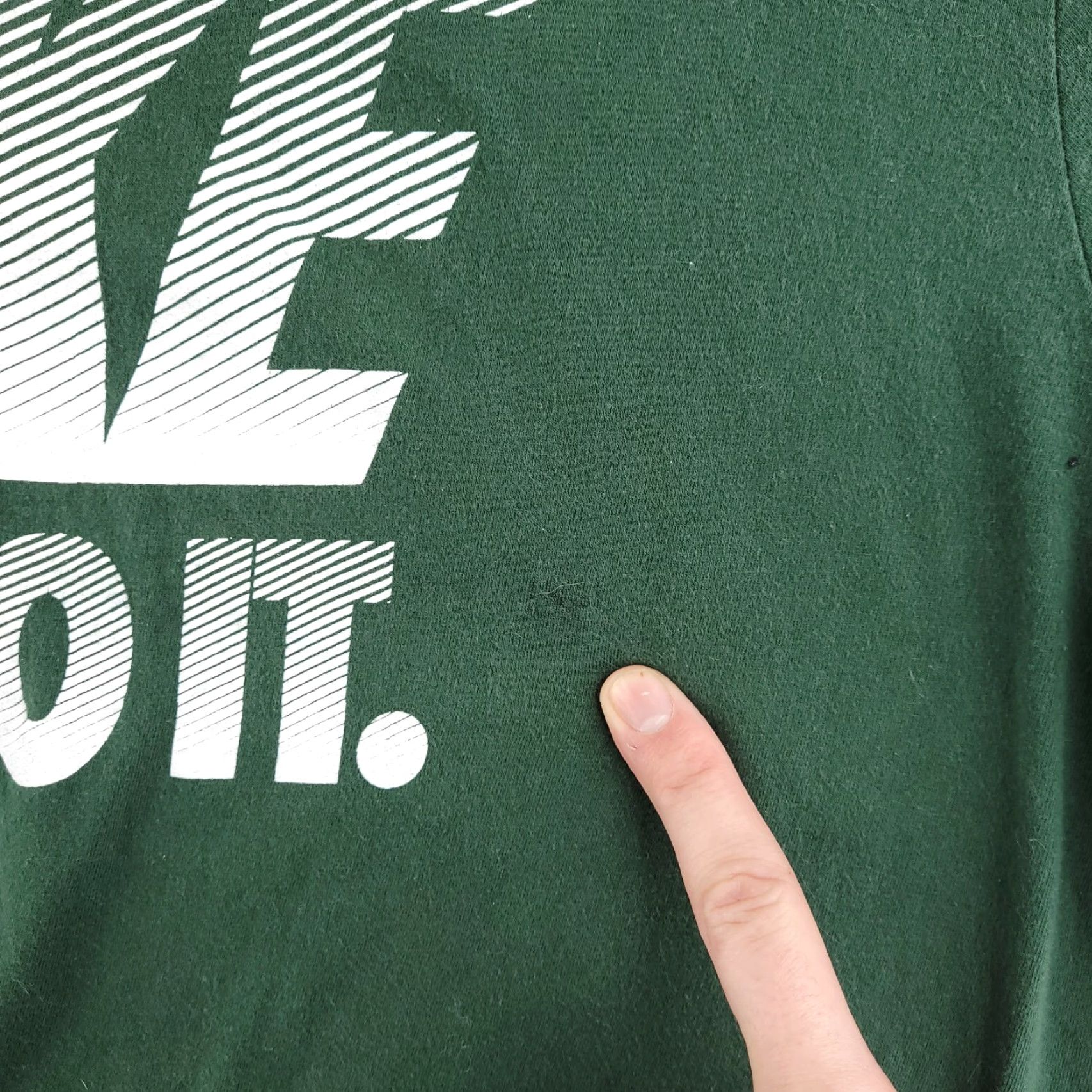 Nike Nike Shirt Men XL Green Just Do It Logo Athletic Crew Neck Short Sleeve T-Shirt Size US XL / EU 56 / 4 - 4 Thumbnail