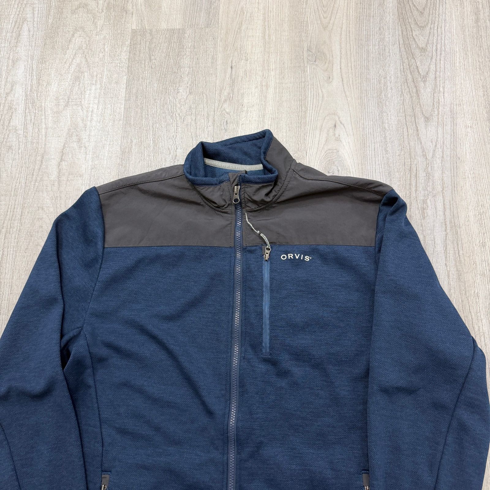 Orvis Orvis Bonded Mesh Full Zip Fleece Jacket Men's Medium Blue Size US M / EU 48-50 / 2 - 2 Thumbnail