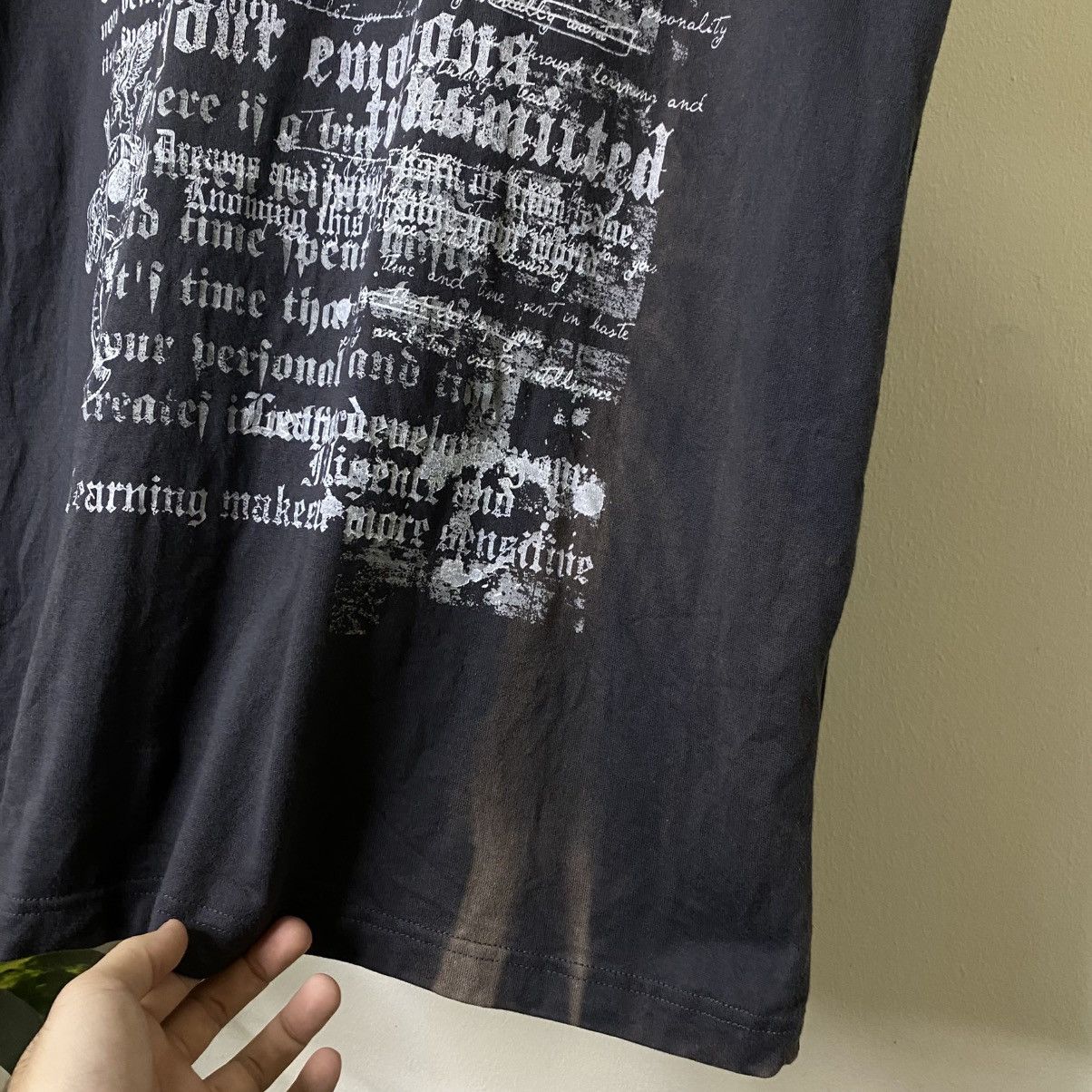 If Six Was Nine Collins Seditionaries Poem Cyber Gothic Punk Grunge LGB Tee Size US XL / EU 56 / 4 - 4 Thumbnail