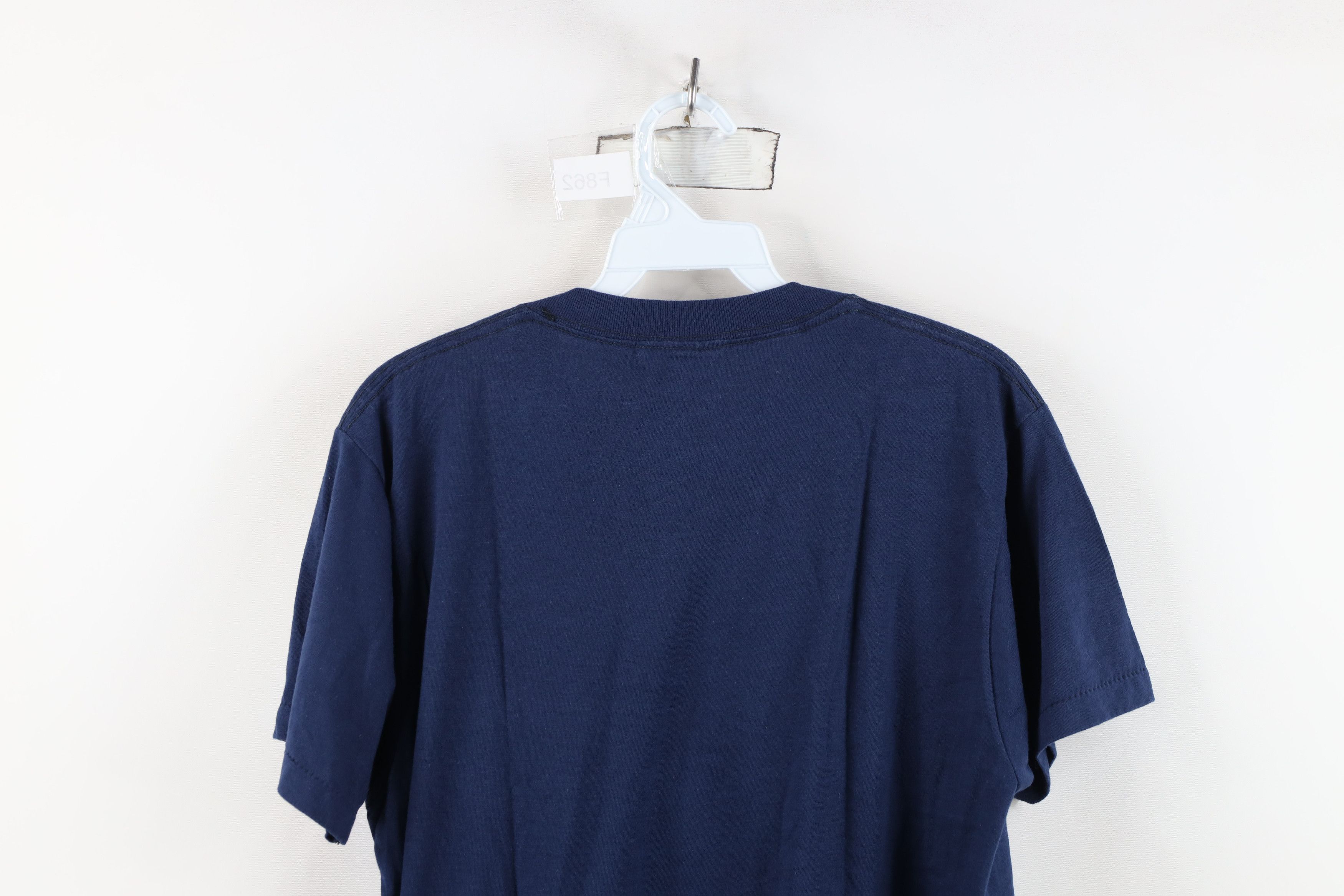 Vintage Vintage 80s Teamsters 20 Union Short Sleeve T-Shirt Blue USA Size US L / EU 52-54 / 3 - 13 Thumbnail