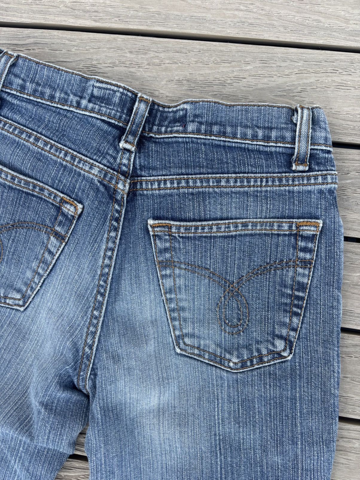 Other Vintage Fishbone Y2K Bootcut Flare Denim Jeans Big Apple S Size 26" / US 2 / IT 38 - 6 Thumbnail