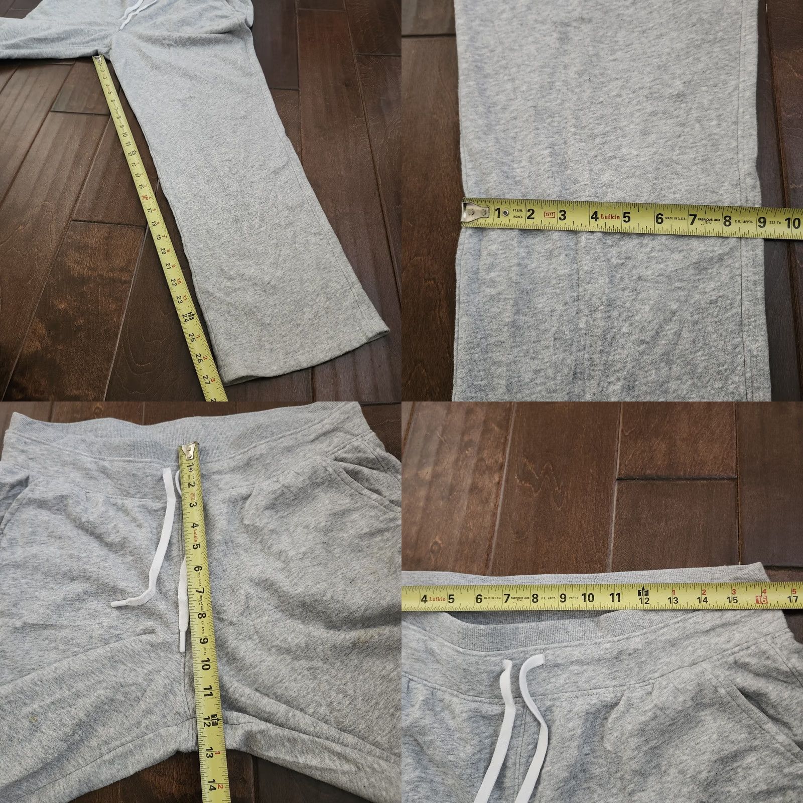 Tek Gear Tek Gear Mens Large Gray Ultrasoft Fleece Jogger Pants Lounge Regular Fit Pull On Pants Mens Lounge Gray L Regular Cotton Polyester Ulrasoft Fleece Size US 33 - 8 Thumbnail