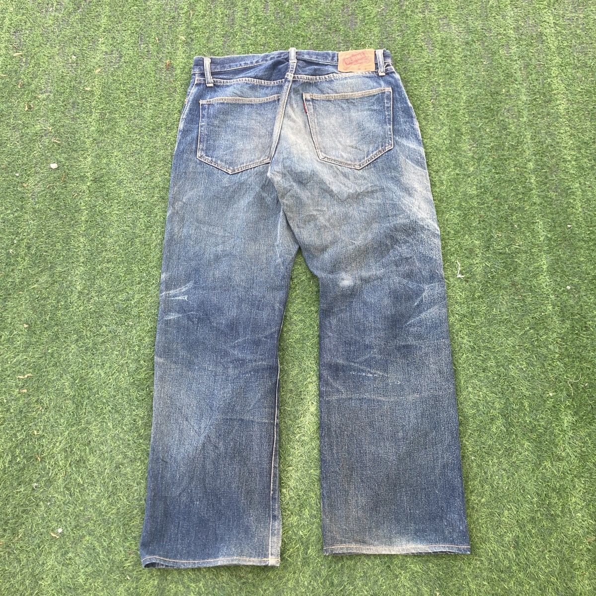 Denime VINTAGE DENIME SELVEDGE DISTRESSED JEANS Size US 32 / EU 48 - 3 Thumbnail