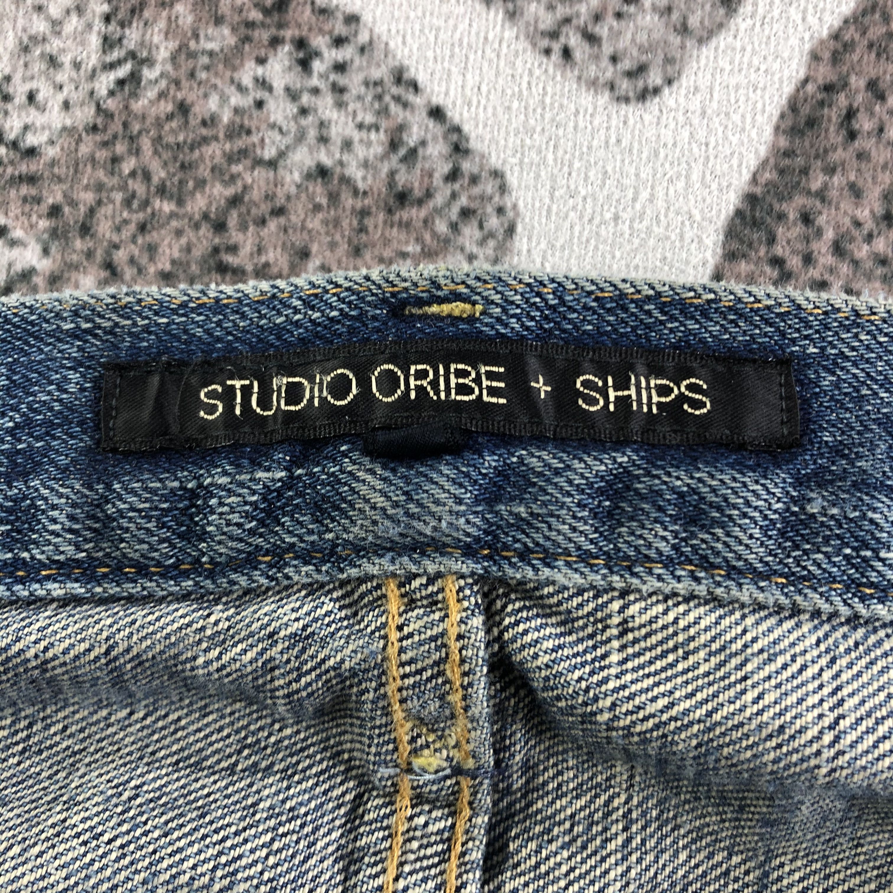SHIPS Studio Oribe x Ships Jeans Ripped Selvedge Denim KJ2691 Size US 30 / EU 46 - 9 Thumbnail