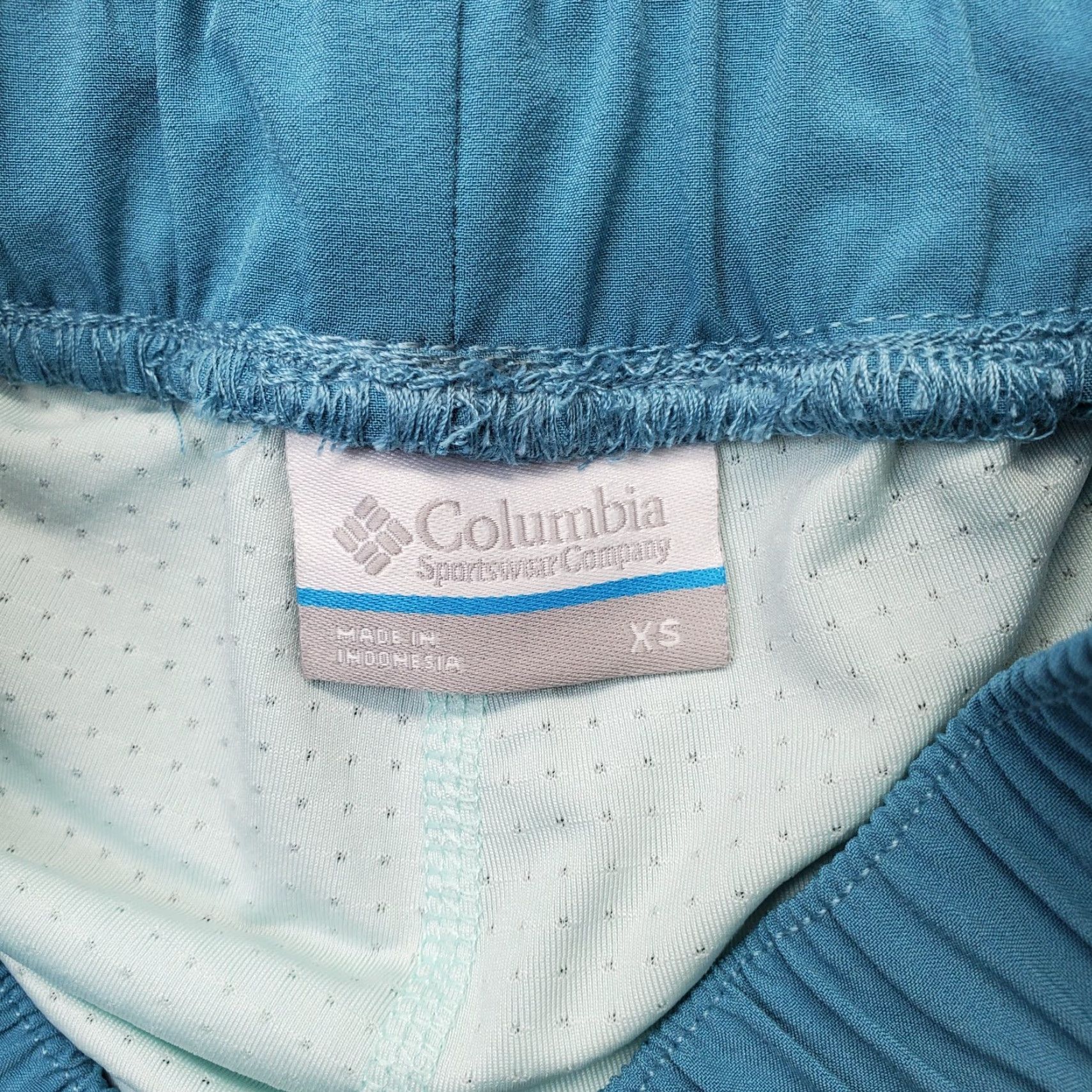 Vintage Columbia Womens Tidal Light Lined Shorts XS Blue UPF 30 Pull-On Size 26" / US 2 / IT 38 - 7 Thumbnail