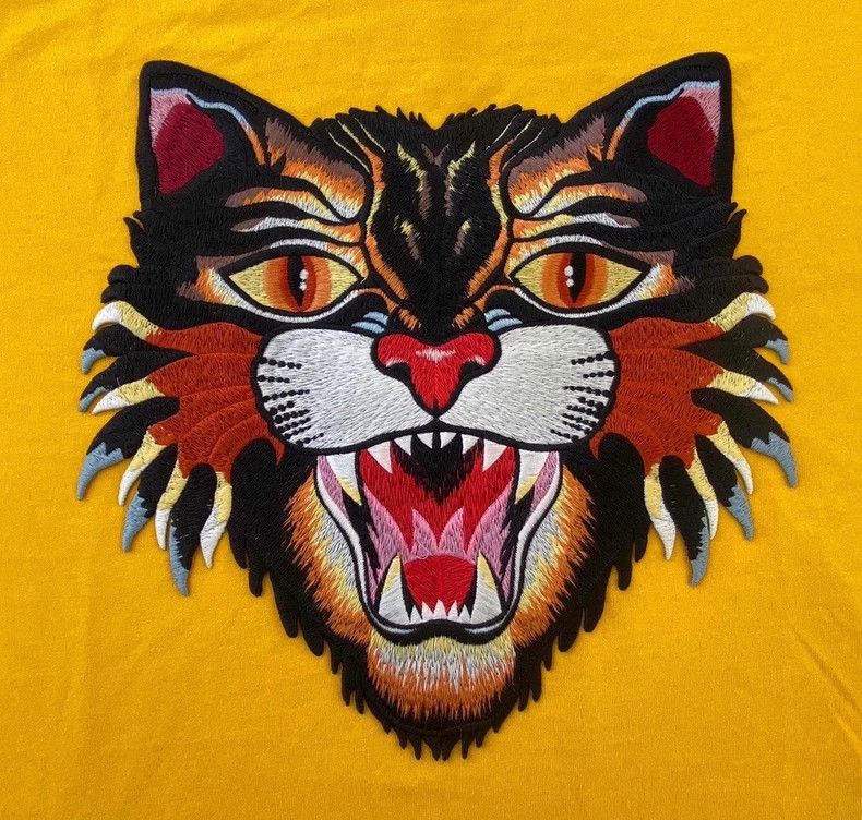 Gucci GucciTiger-headed animal embroidery pattern cotton short-sl Size US M / EU 48-50 / 2 - 5 Thumbnail
