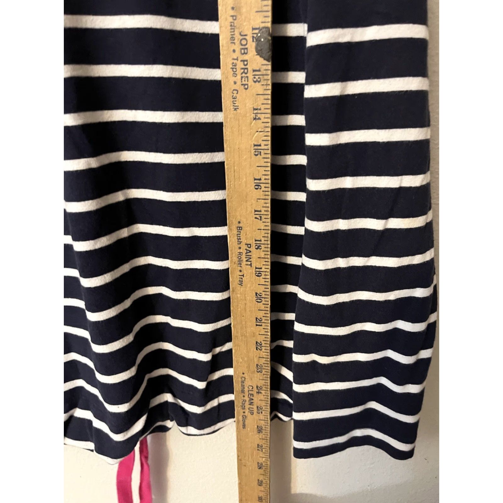 Talbots VINTAGE Talbots Women's Pullover Sweatshirt Long Sleeve Blue White Striped Bow Relaxed Fit Petites Activewear Size PL Size L / US 10 / IT 46 - 4 Thumbnail