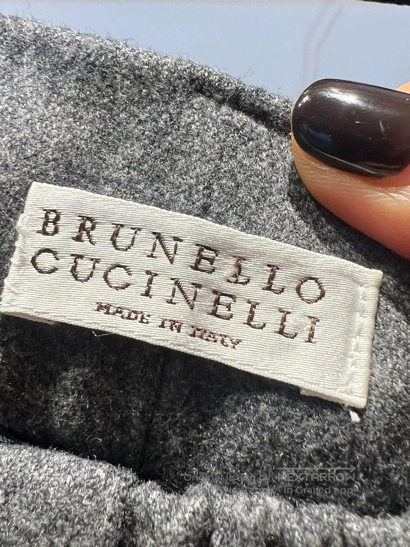Brunello Cucinelli Brunello Brunelli Gray Pants Size 44. Size US 44 / EU 60 - 2 Thumbnail