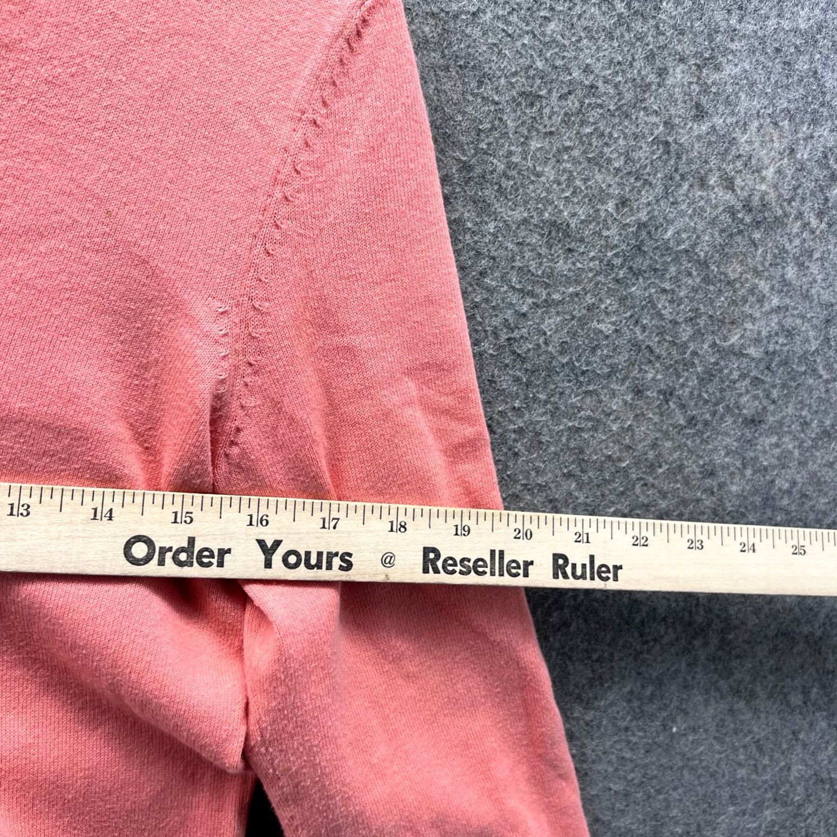 Tommy Hilfiger Tommy Hilfiger Sweater Women S Peach Crewneck Pullover Pima Cotton Stretch Size S / US 4 / IT 40 - 7 Thumbnail