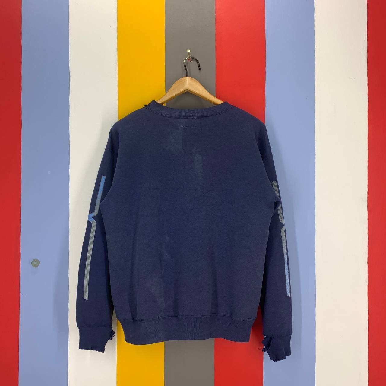 Vintage 90s Vintage Thrashed SMP CLOTHING Sweatshirt #2331/25 Size US M / EU 48-50 / 2 - 11 Thumbnail