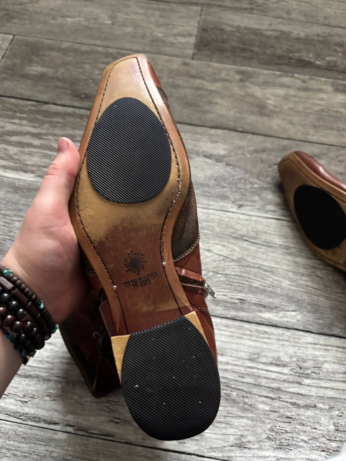 Tornado Mart Tornado Mart Cuban Heel leather boots tornado mart Size US 9 / EU 42 - 7 Thumbnail