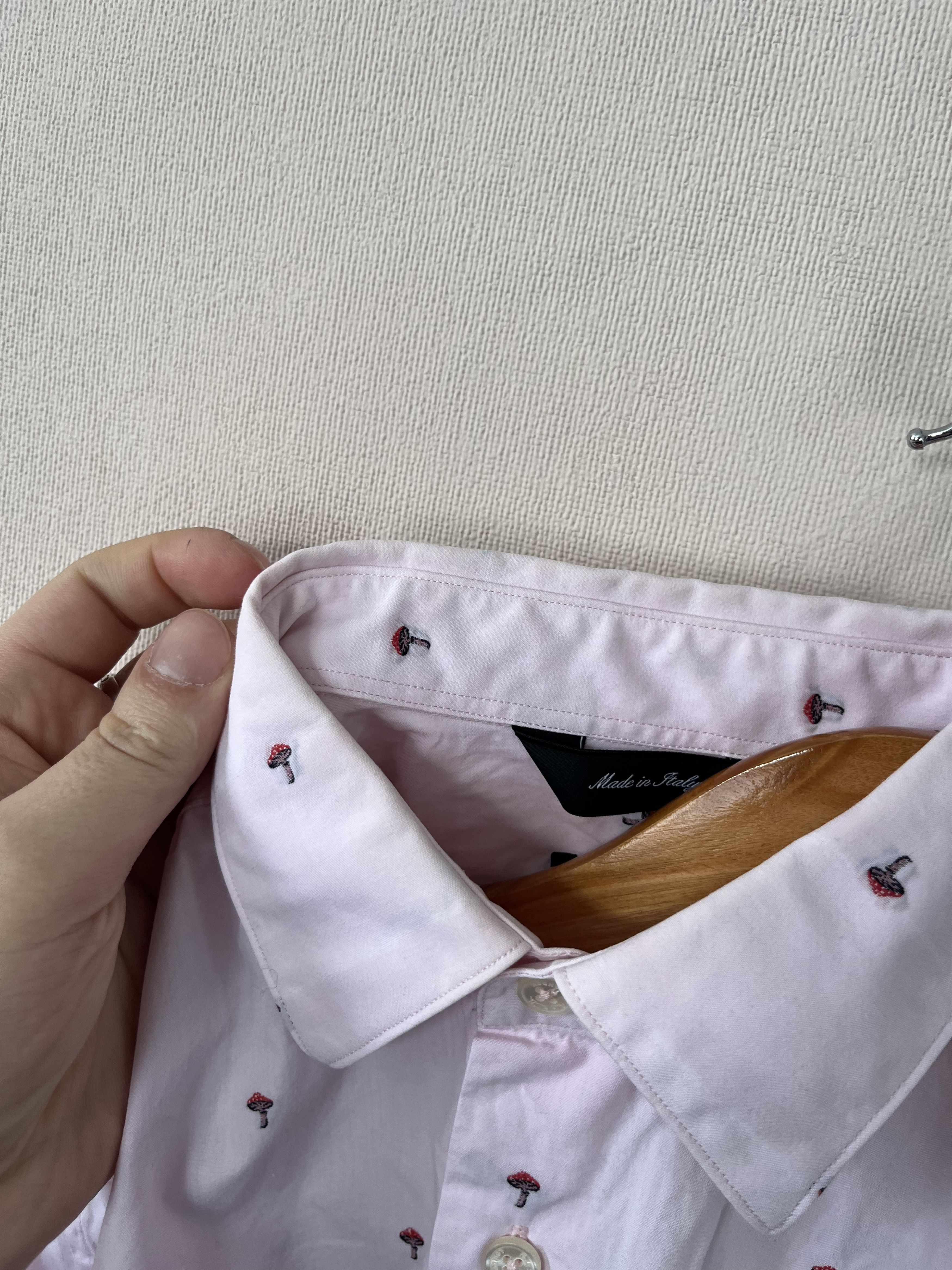 Paul Smith Paul Smith London The Byard Mushroom Button Up Shirt Size US S / EU 44-46 / 1 - 8 Thumbnail