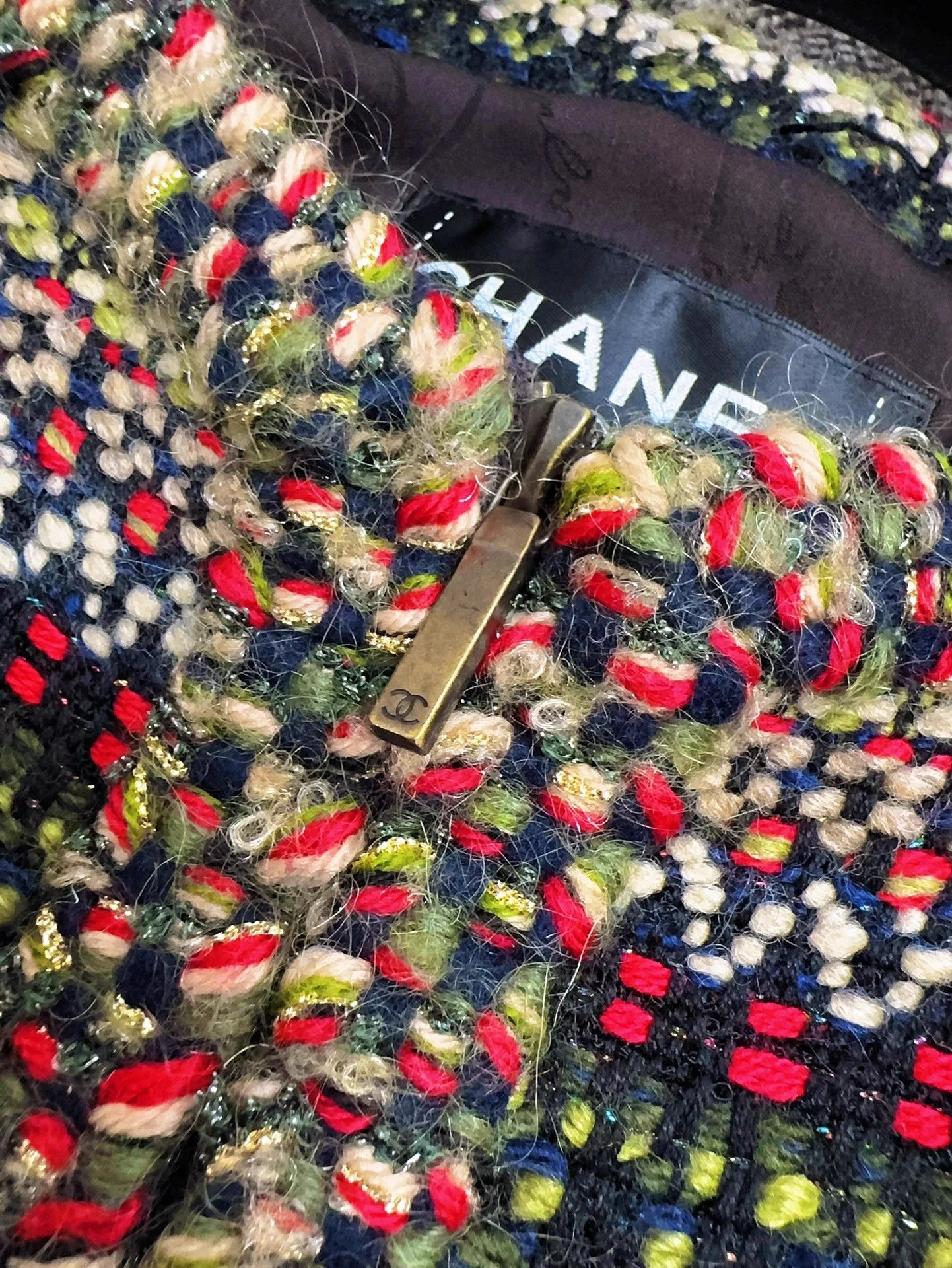Chanel Chanel Women's 15A Salzburg Colored Tweed Jacket Size XS / US 0-2 / IT 36-38 - 5 Thumbnail