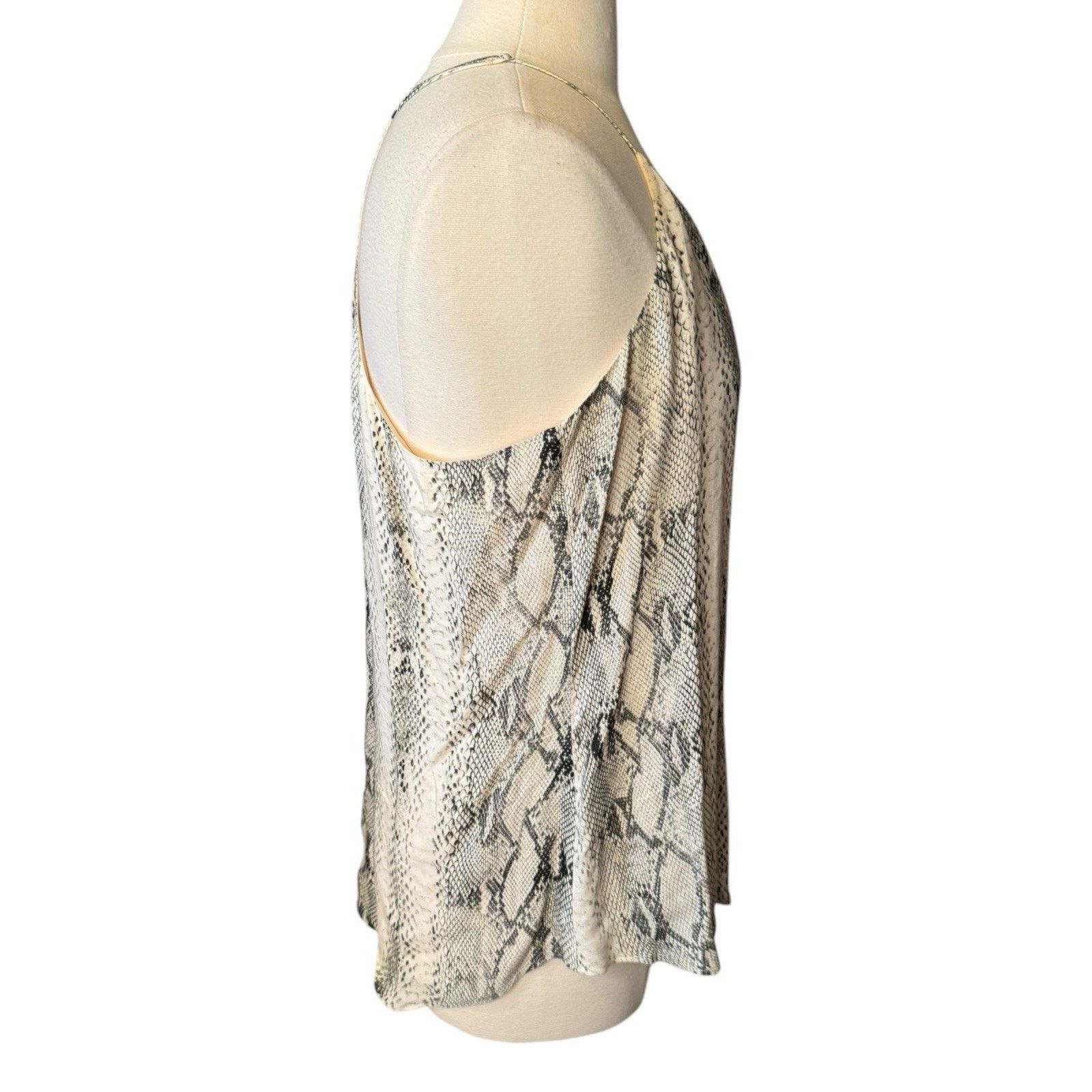 Other Lavender Brown Snake Printed Cami Size XL V Neck Size XL / US 12-14 / IT 48-50 - 6 Thumbnail