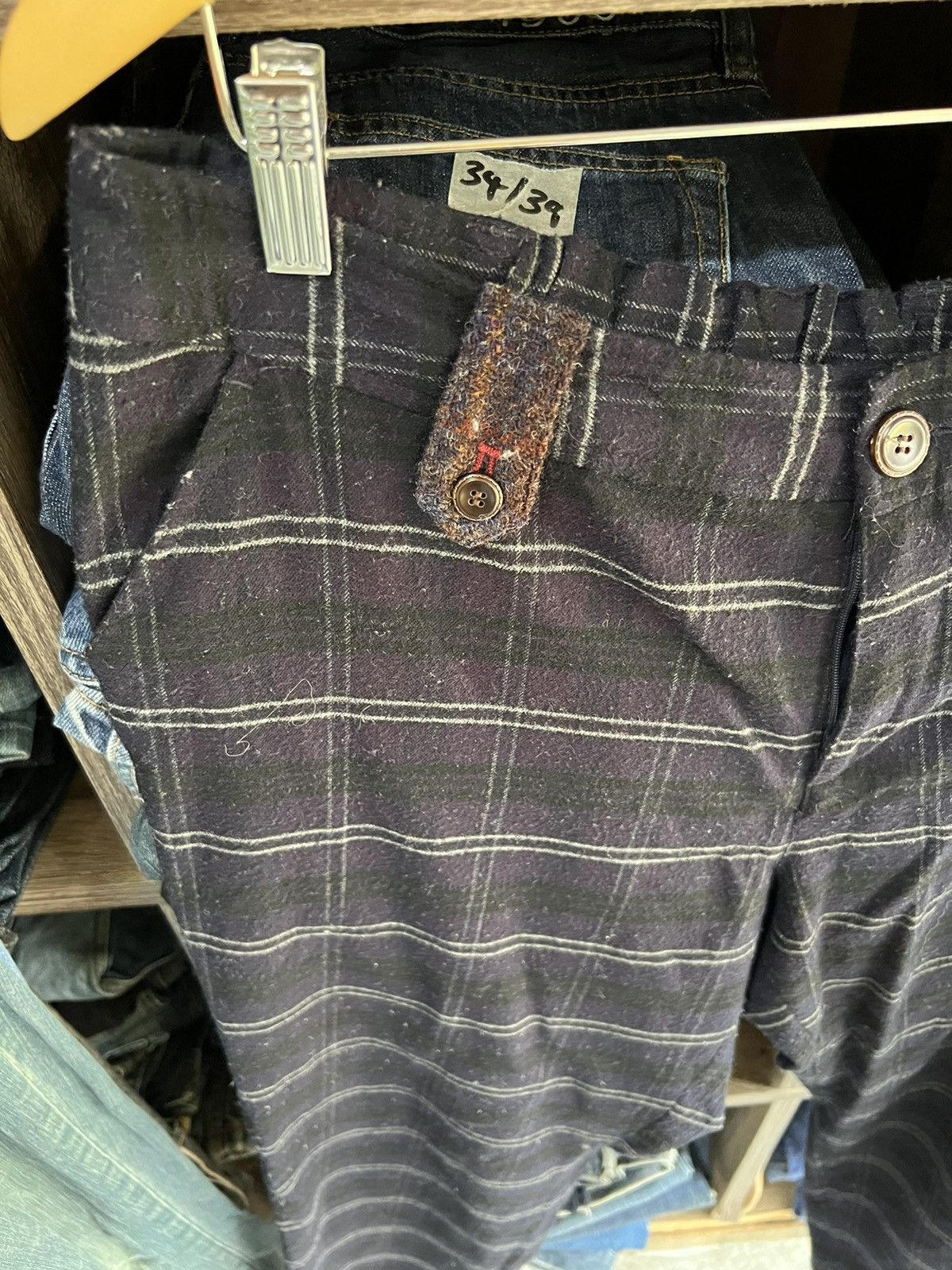 Harris Tweed 🔥Harris Tweed Plaid Pant Size US 37 - 7 Thumbnail