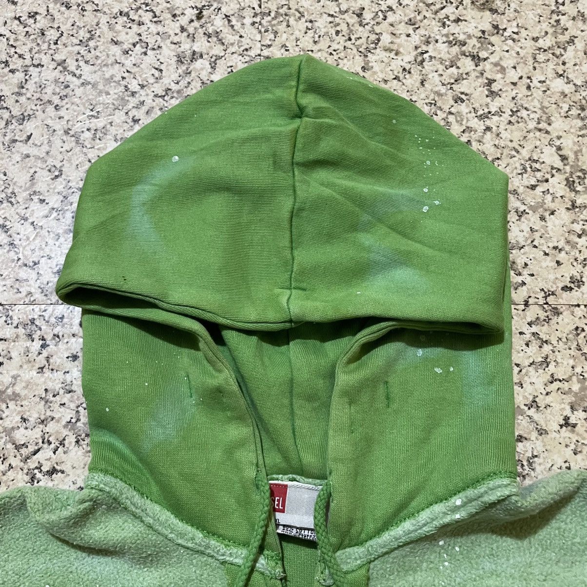 Diesel Vintage Diesel Y2k Grunge Style Distressed Full-Zip Hoodie Size XL / US 12-14 / IT 48-50 - 11 Thumbnail