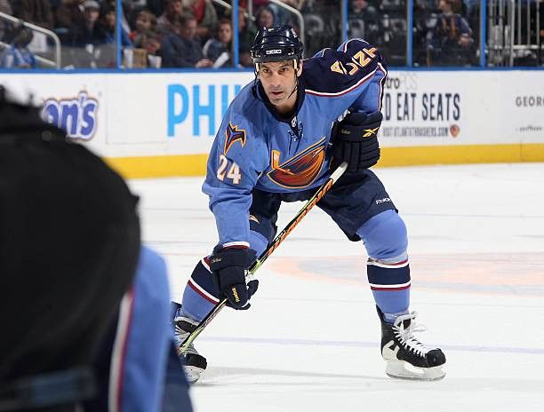 NHL Atlanta Thrashers 2000s Rbk Premier jersey blue NHL vintage Size US L / EU 52-54 / 3 - 8 Thumbnail